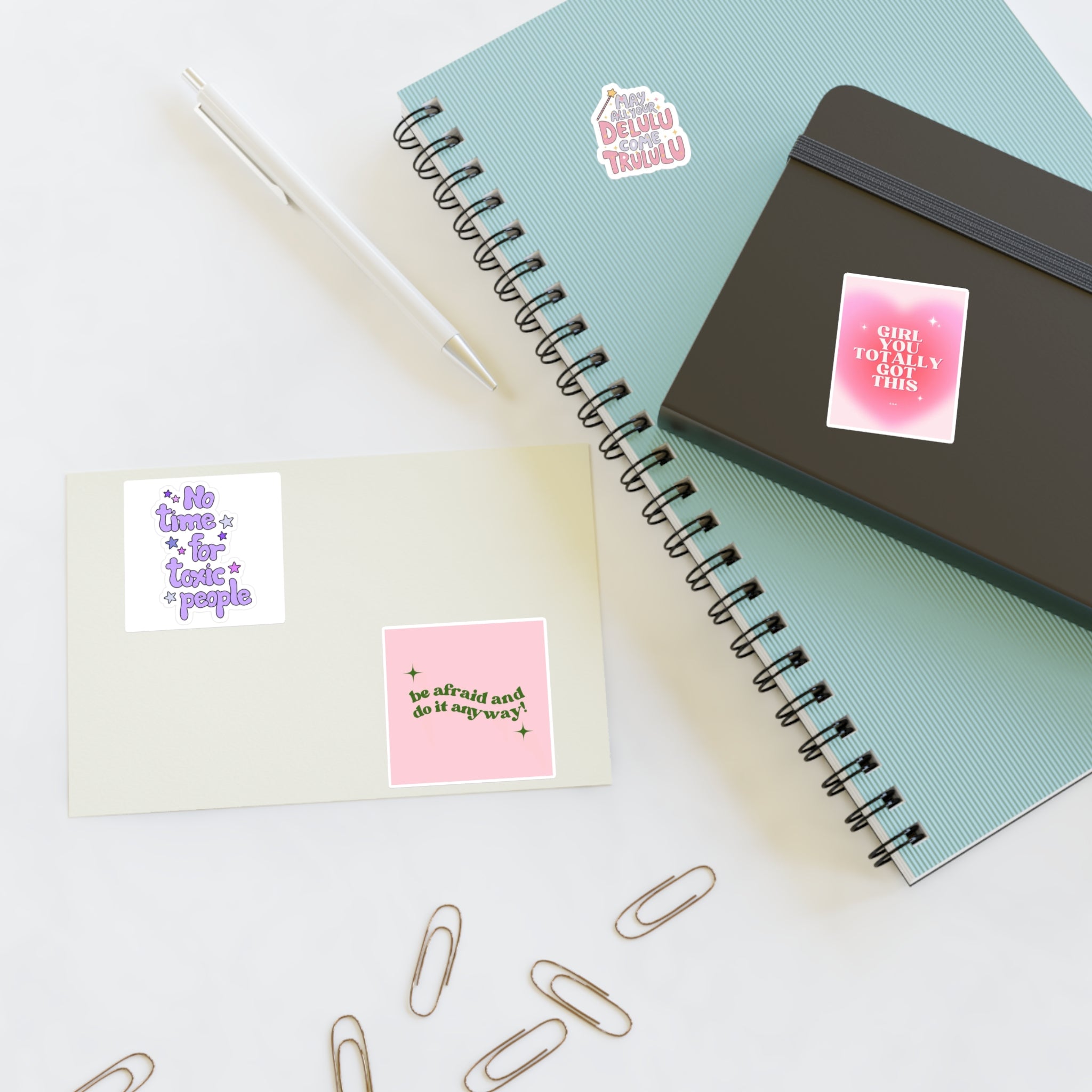 πβ¨ βYou Got This, Girl!β Affirmation Sticker Sheets πΈπ