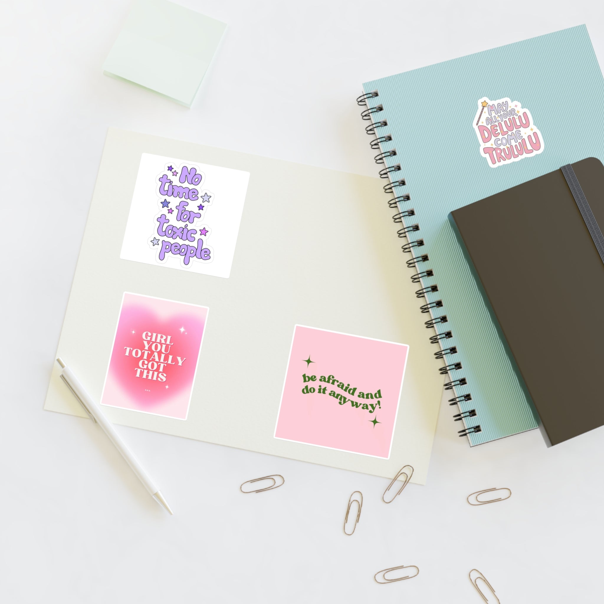 πβ¨ βYou Got This, Girl!β Affirmation Sticker Sheets πΈπ