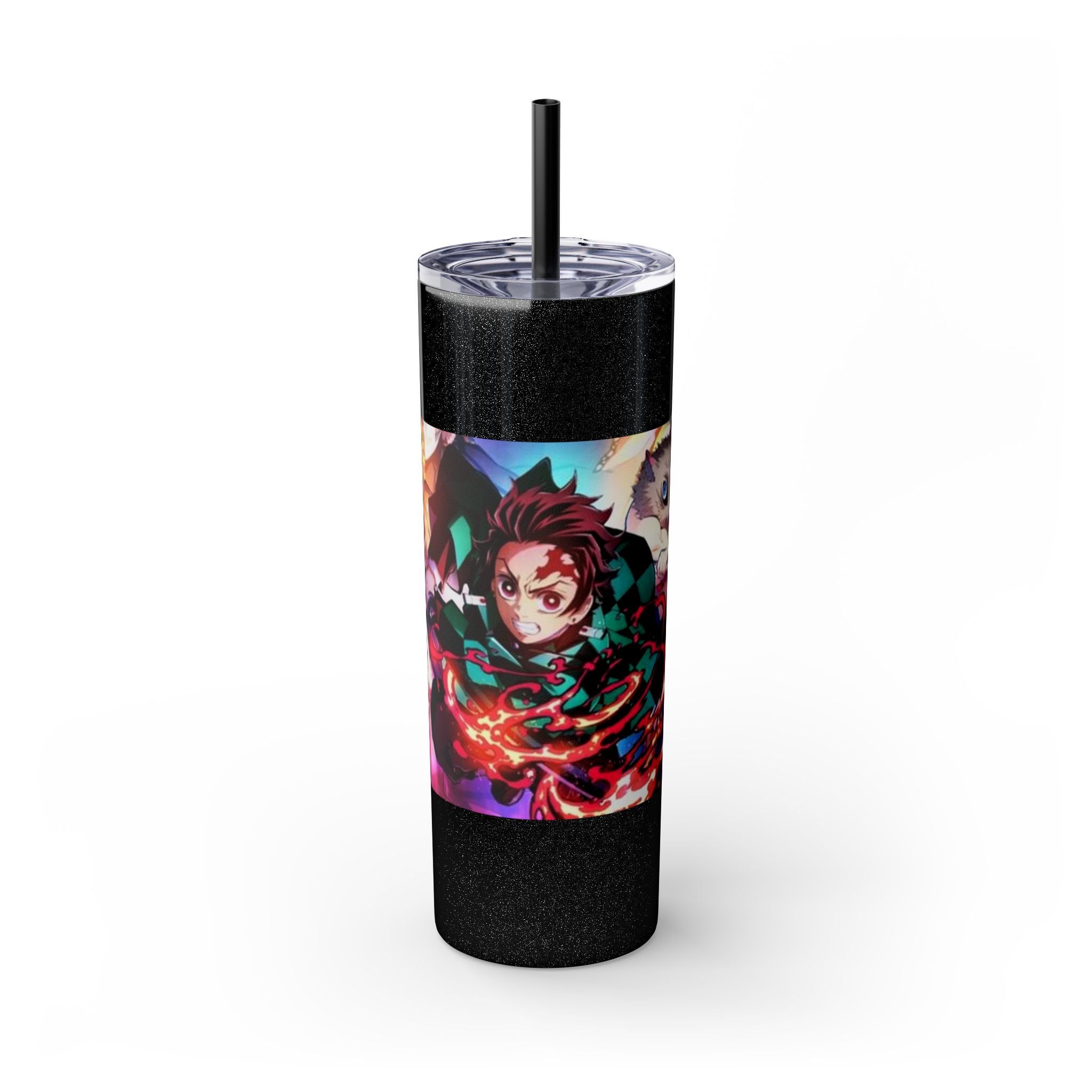 “Demon Slayer ⚔️🔥 Skinny Tumbler – 20oz”