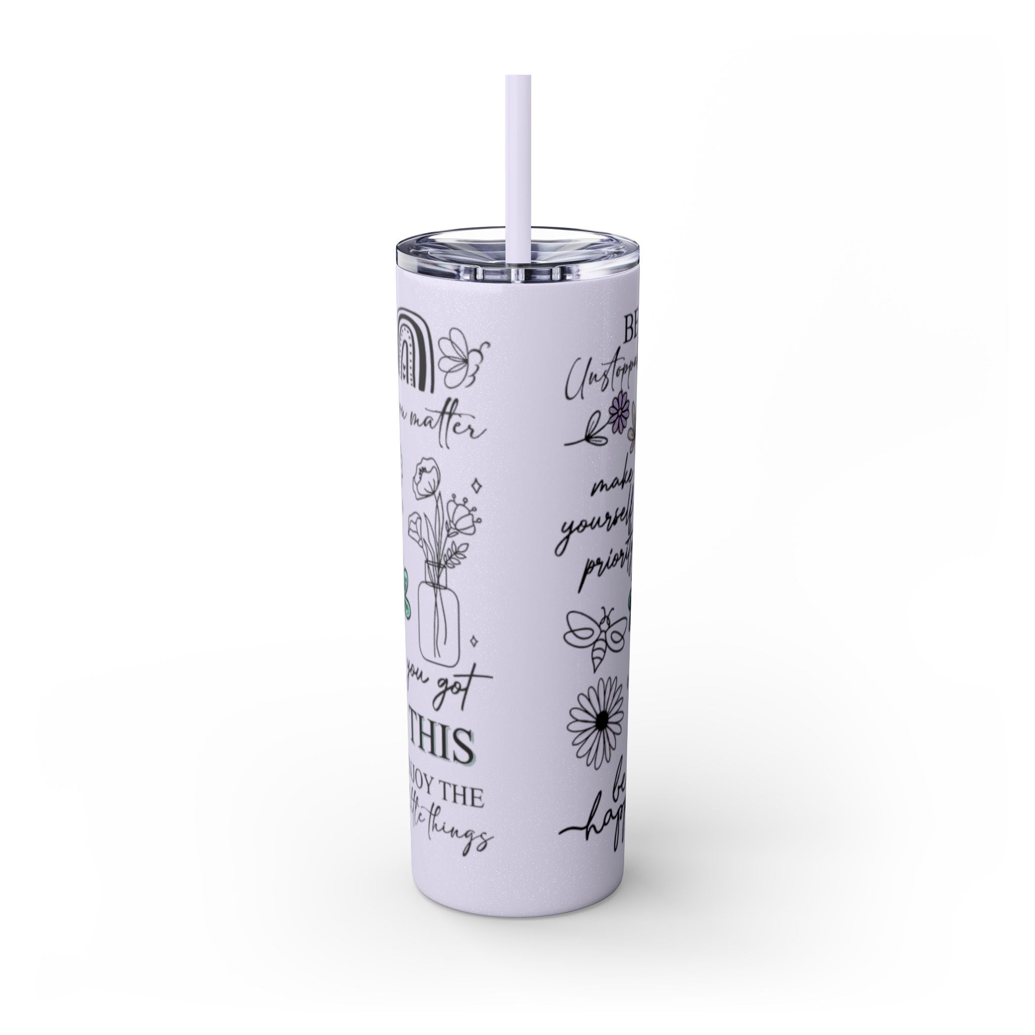 Just Breathe πΏπ§ Skinny Tumbler β 20oz