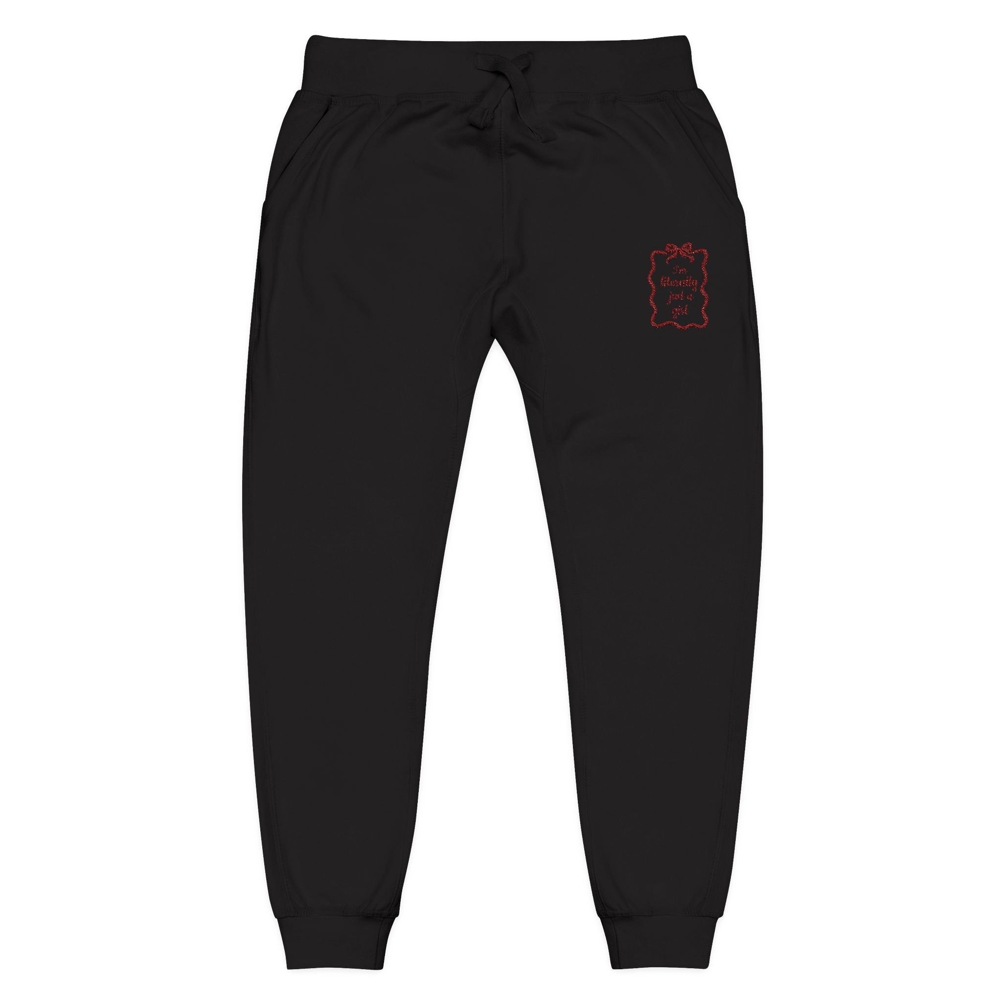 π€β¨ βIβm Literally Just a Girlβ Embroidered Sweatpants π
π