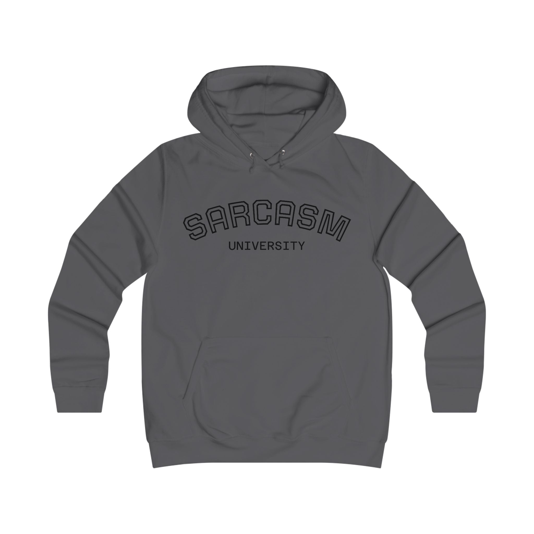 🎓 Sarcasm University 💅 College Hoodie – Girlie Fit