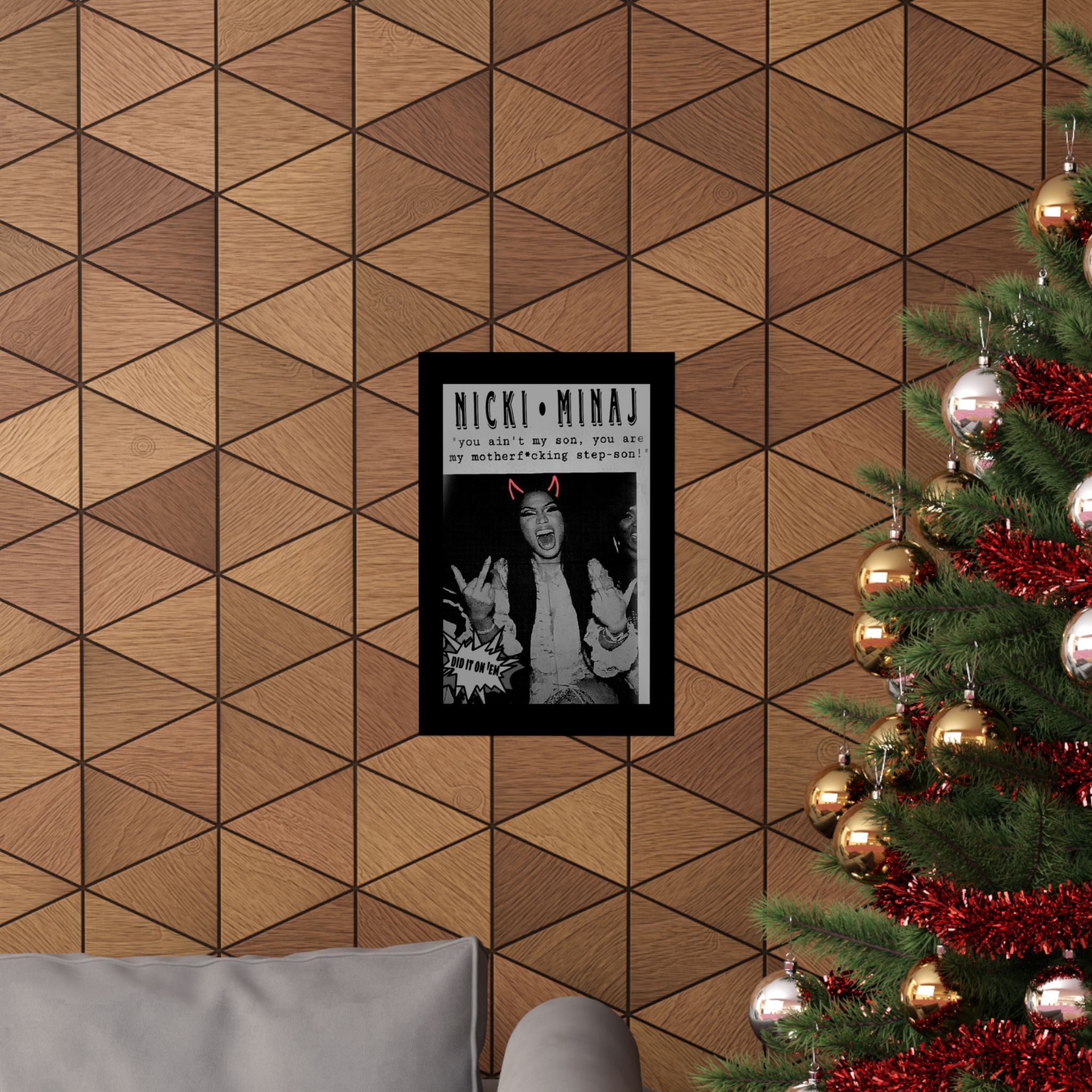 π₯ βBad Attitudeβ Matte Vertical Poster