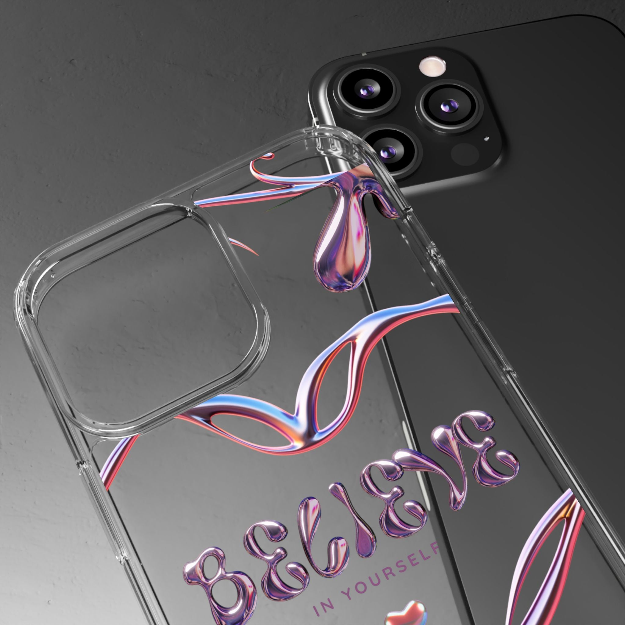 🌸💎 Believe In Yourself Clear Case 💎🌸