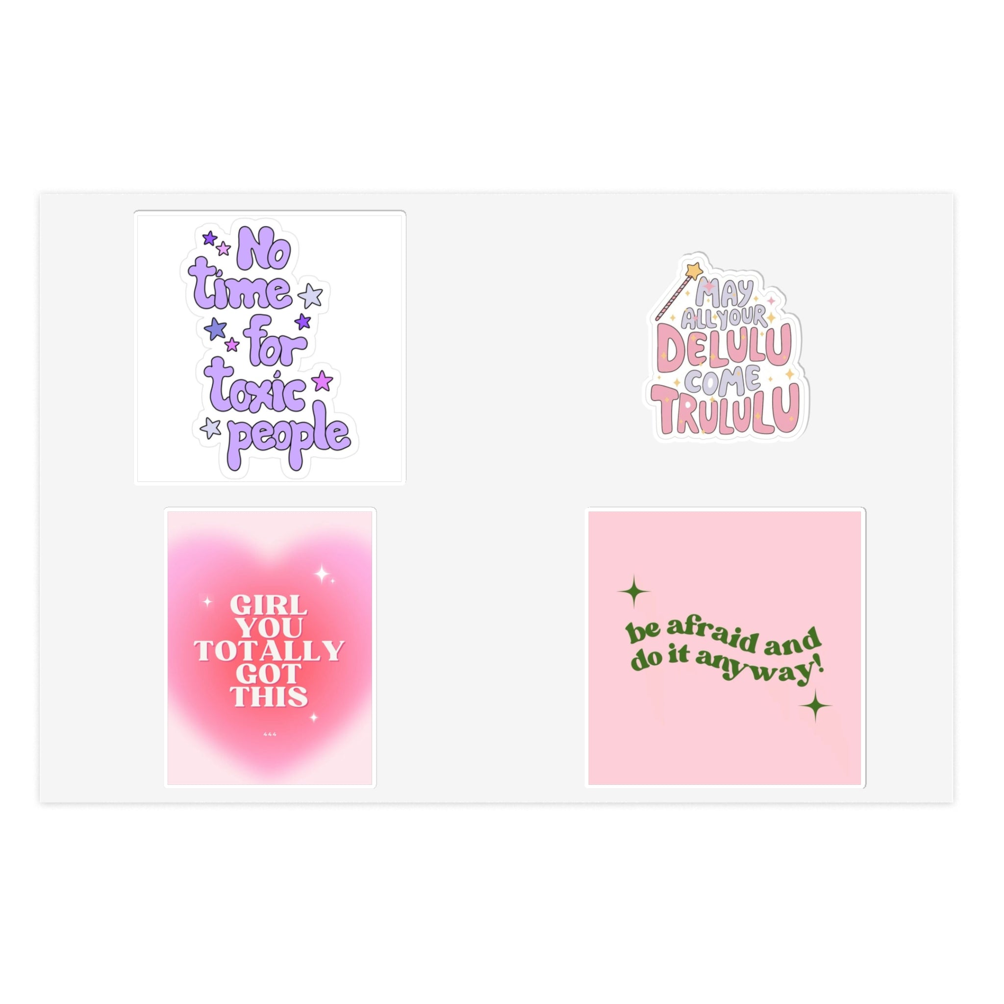πβ¨ βYou Got This, Girl!β Affirmation Sticker Sheets πΈπ