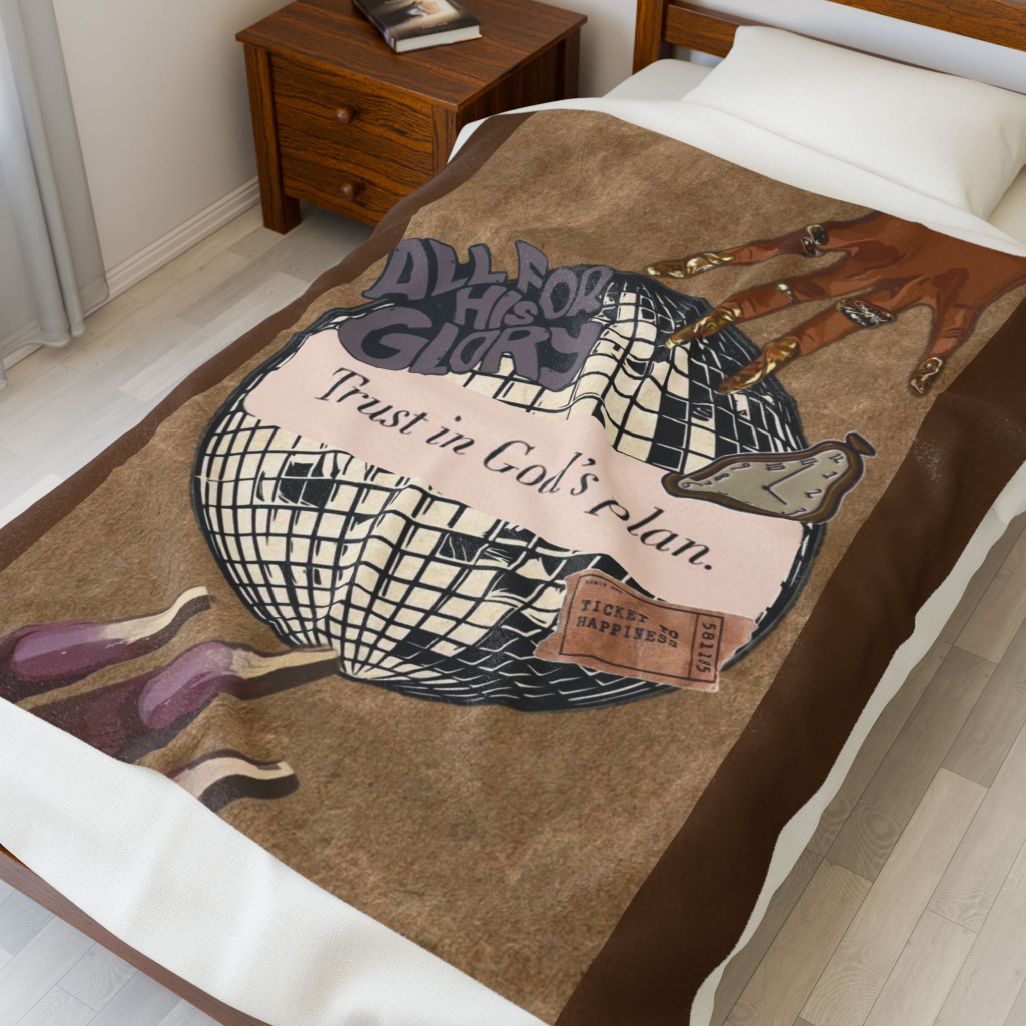 All For His Glory Plush Blanket π€ππΎποΈ