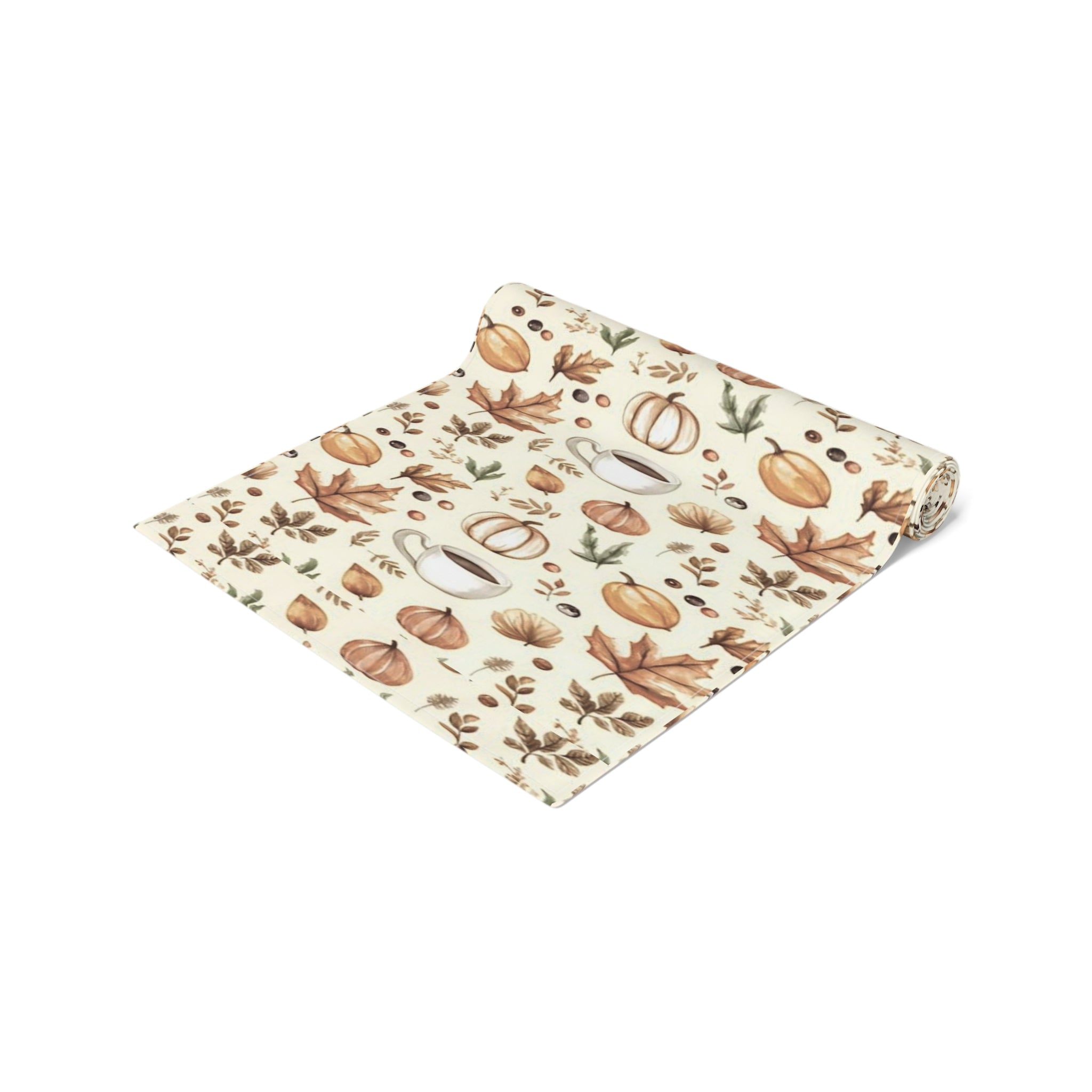 🍁🎃 Pumpkin Spice & Cozy Vibes Table Runner ✨🍂