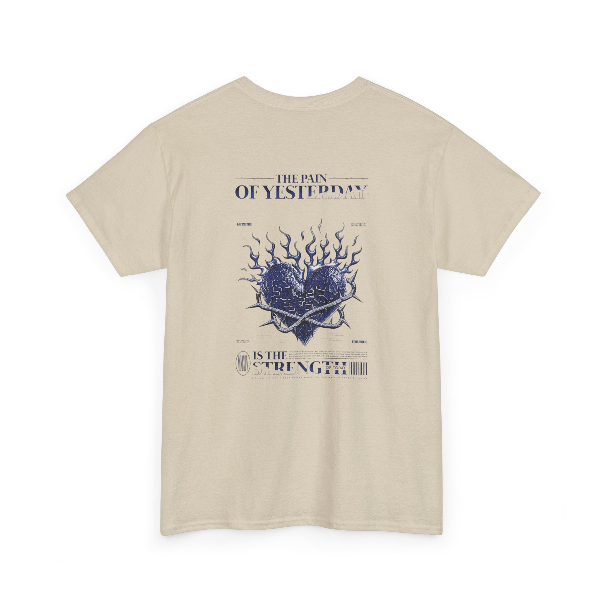 🖤 The Pain of Yesterday Heavy Cotton Tee 🌑✨