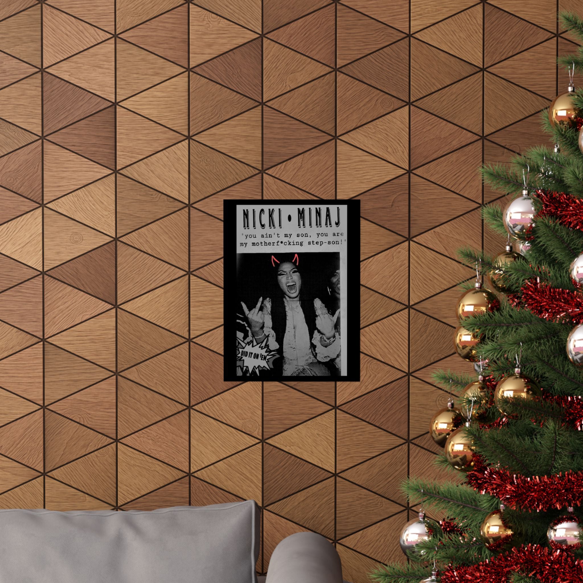 π₯ βBad Attitudeβ Matte Vertical Poster