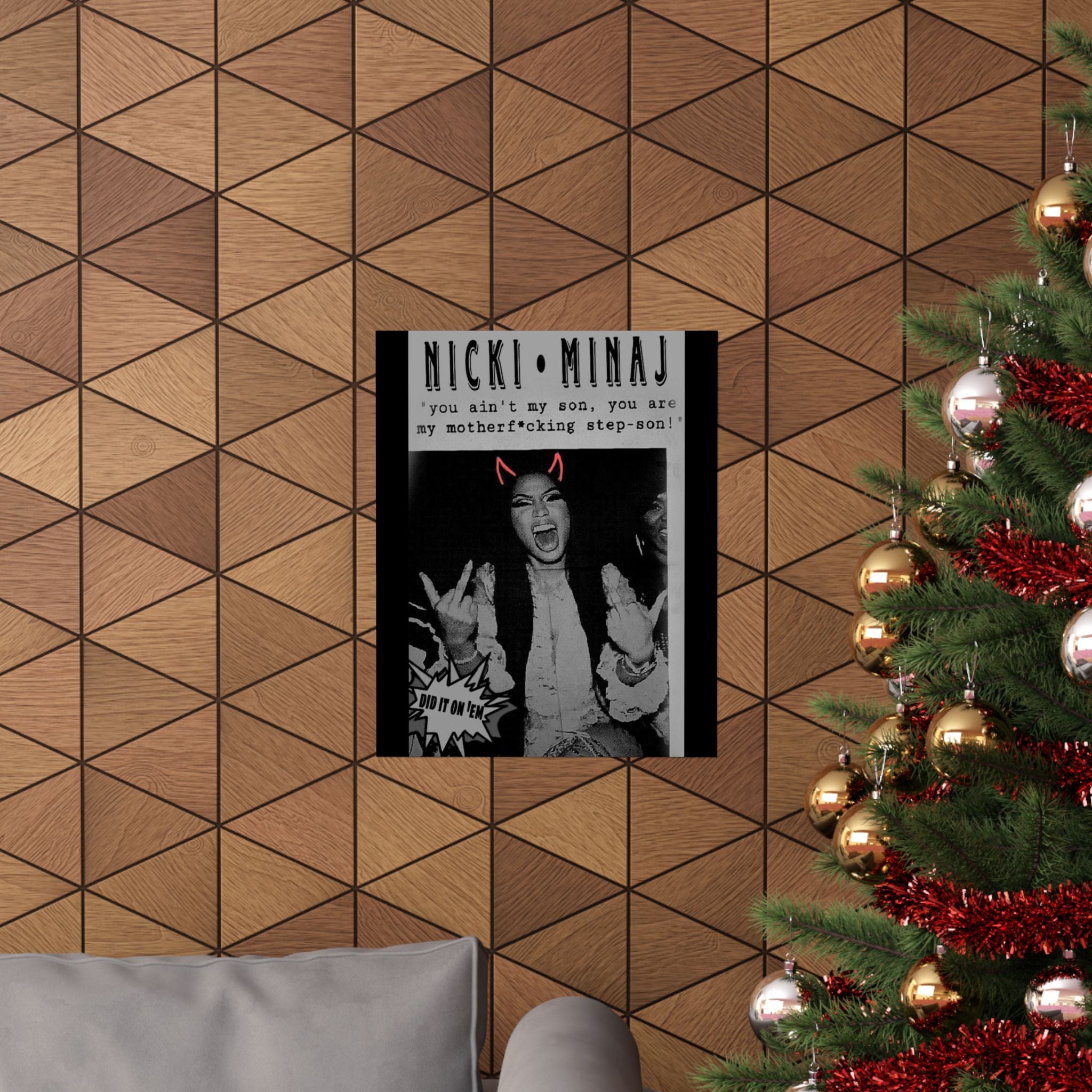 π₯ βBad Attitudeβ Matte Vertical Poster