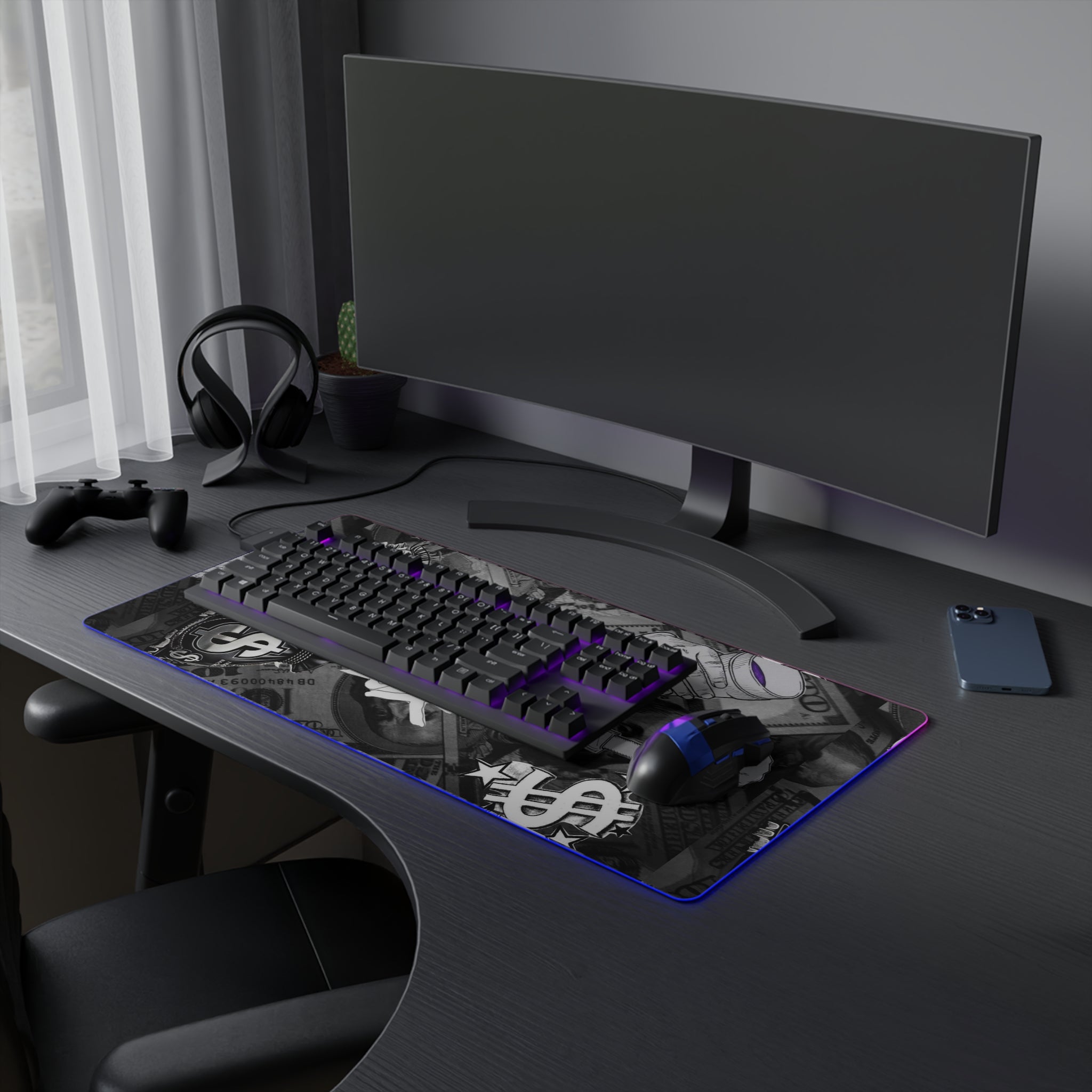 🎮⚡ Risk Taker RGB Gaming Mouse Pad ⚡🎮