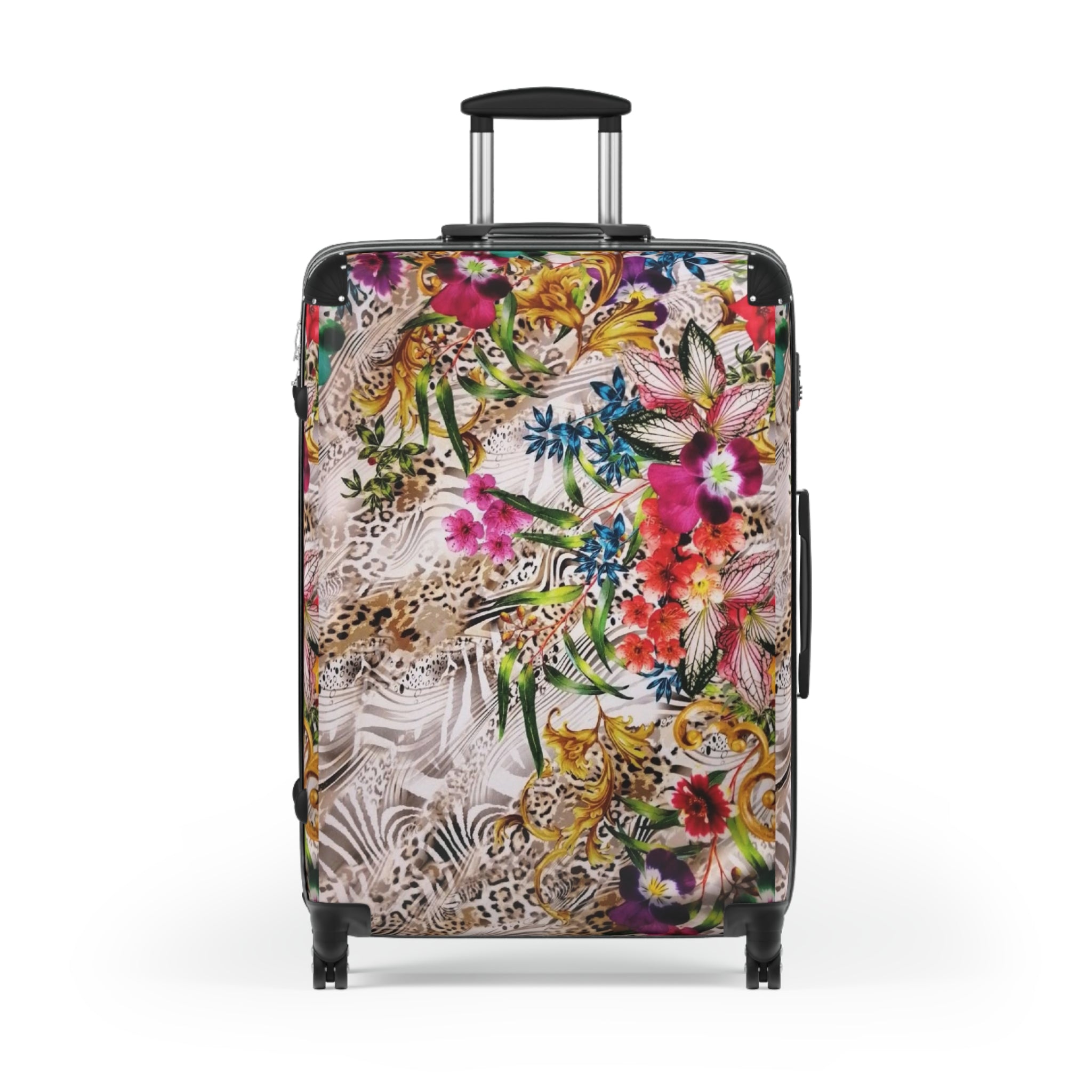 🌴✨ Safari Glam Getaway Suitcase 🐆🦋