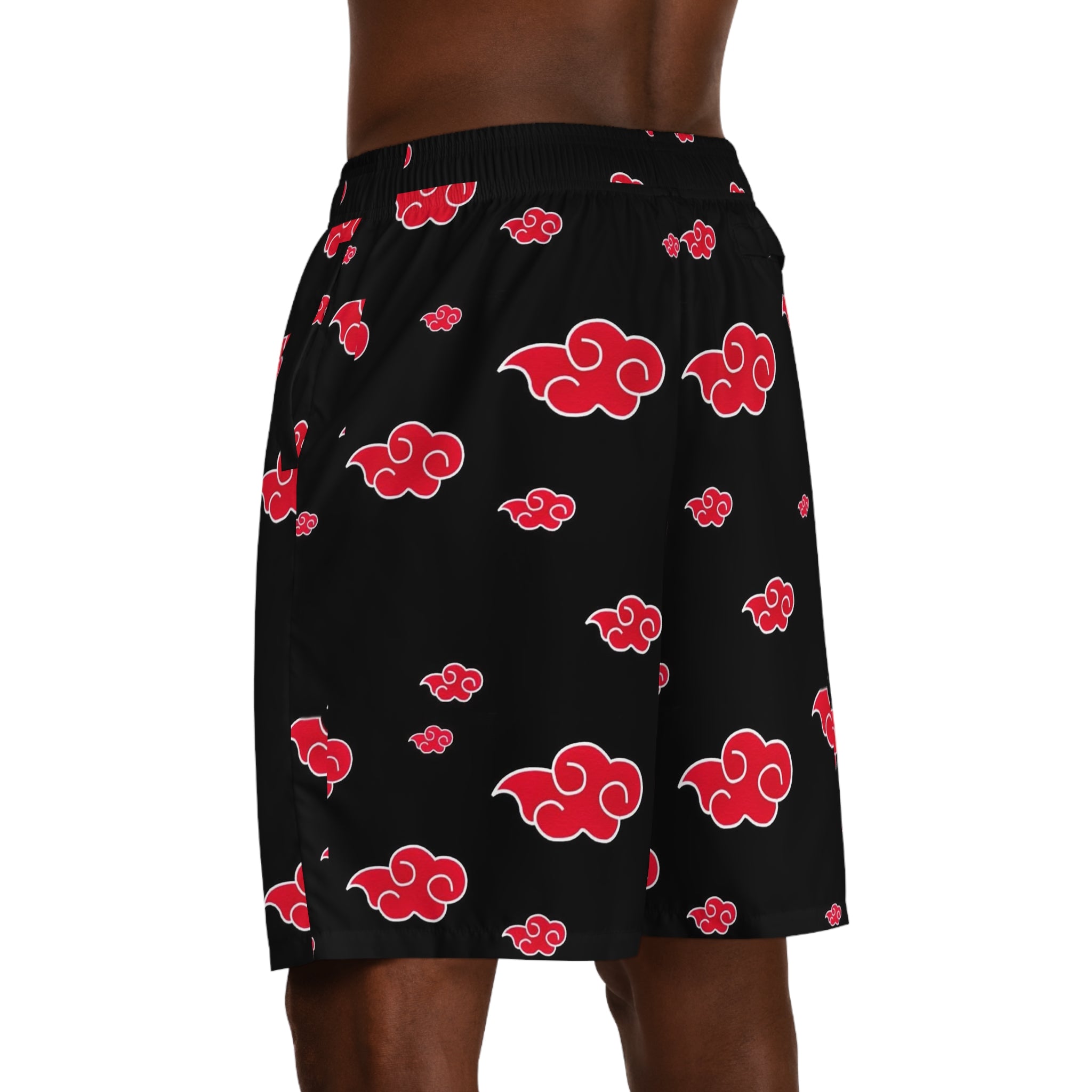 🌑☁️ Akatsuki Men’s Jogger Shorts ☁️🌑