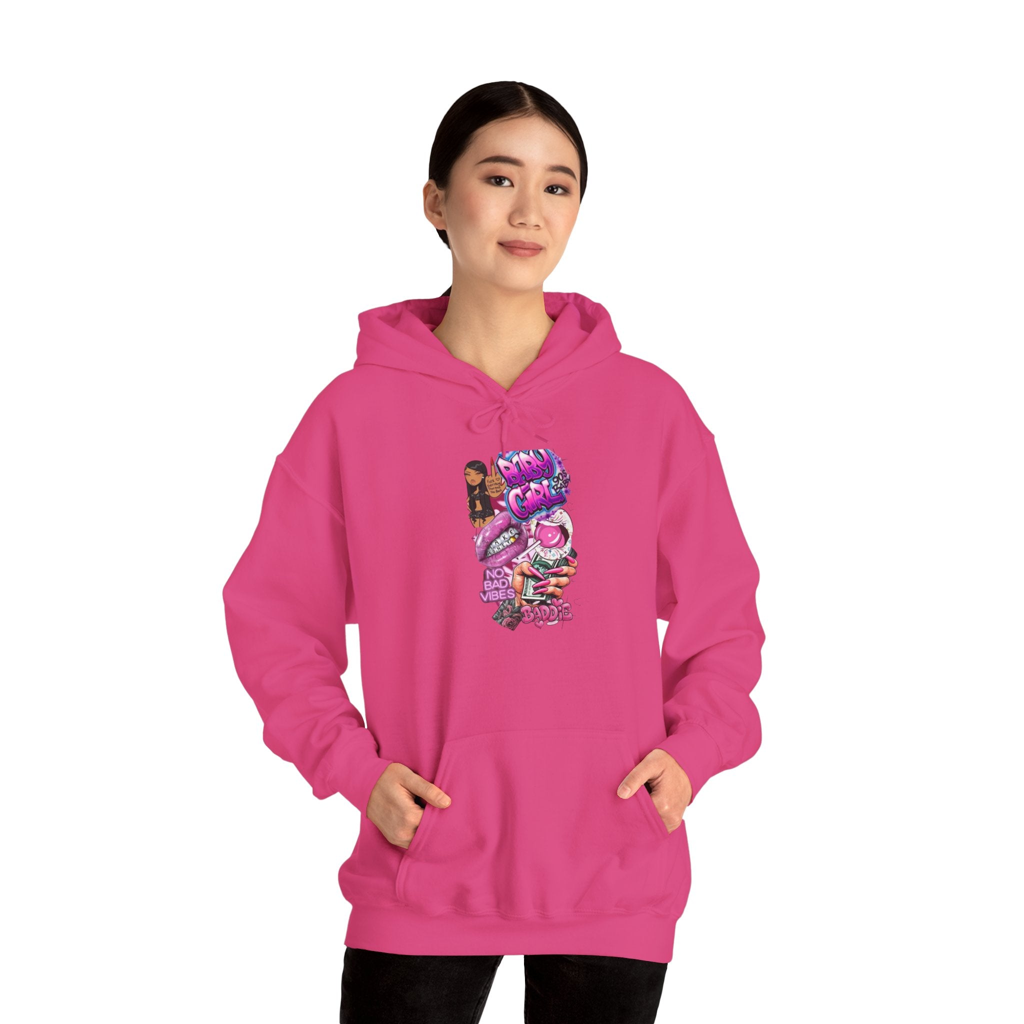 💕🦋 Baby Girl Heavy Blend Hoodie 🦋💕