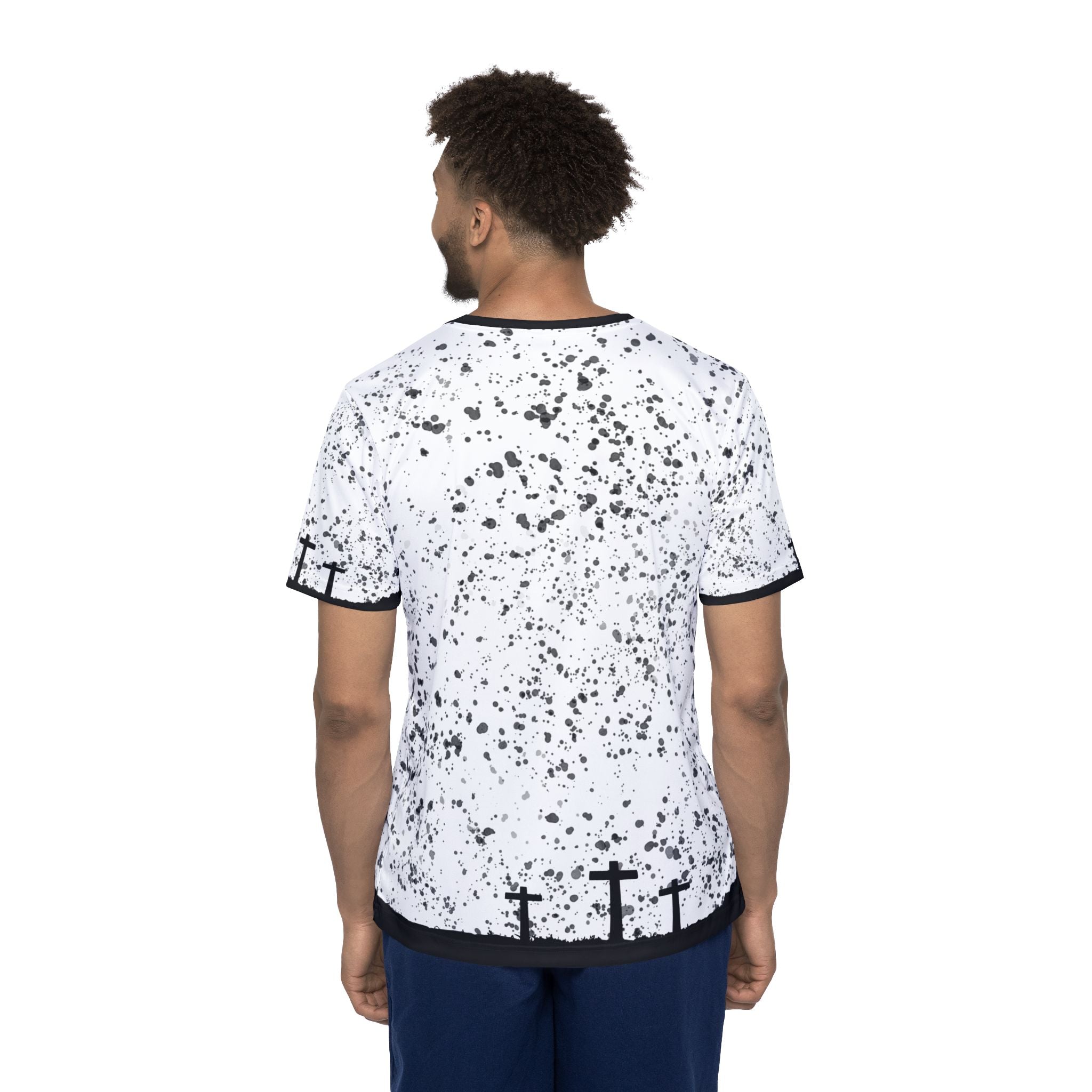 π Jesus Never Abandons π‘οΈ Men's Performance Jersey