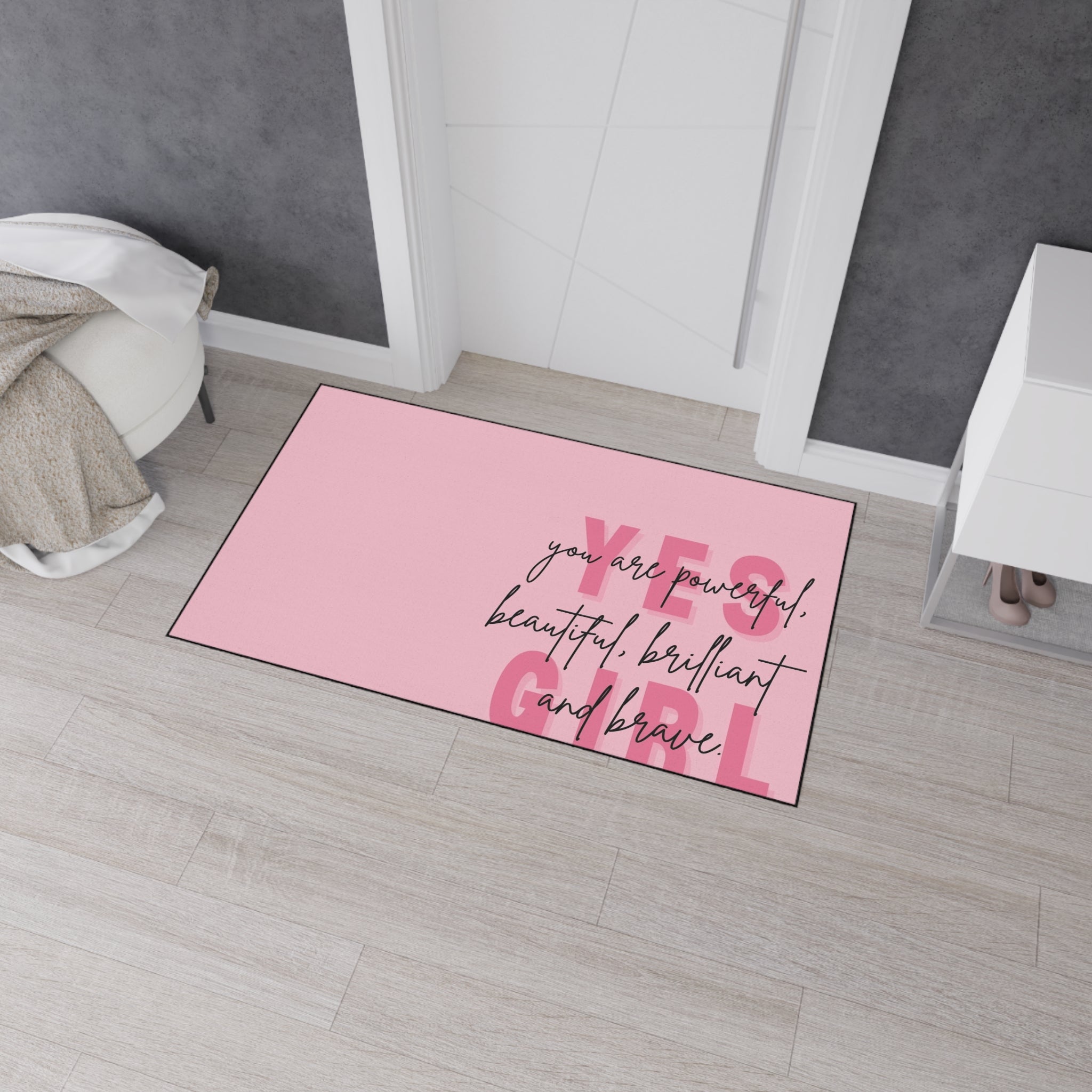 β¨π Yes Girl! Heavy Duty Floor Mat πβ¨