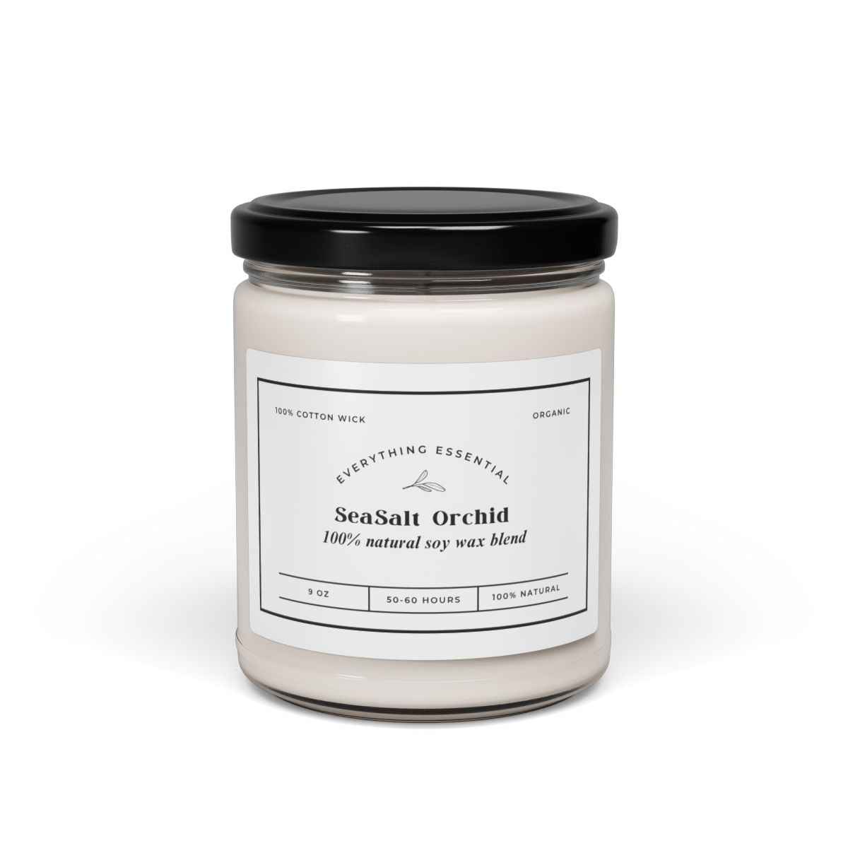 SeaSalt & Orchid Scented Soy Candle ππΈ