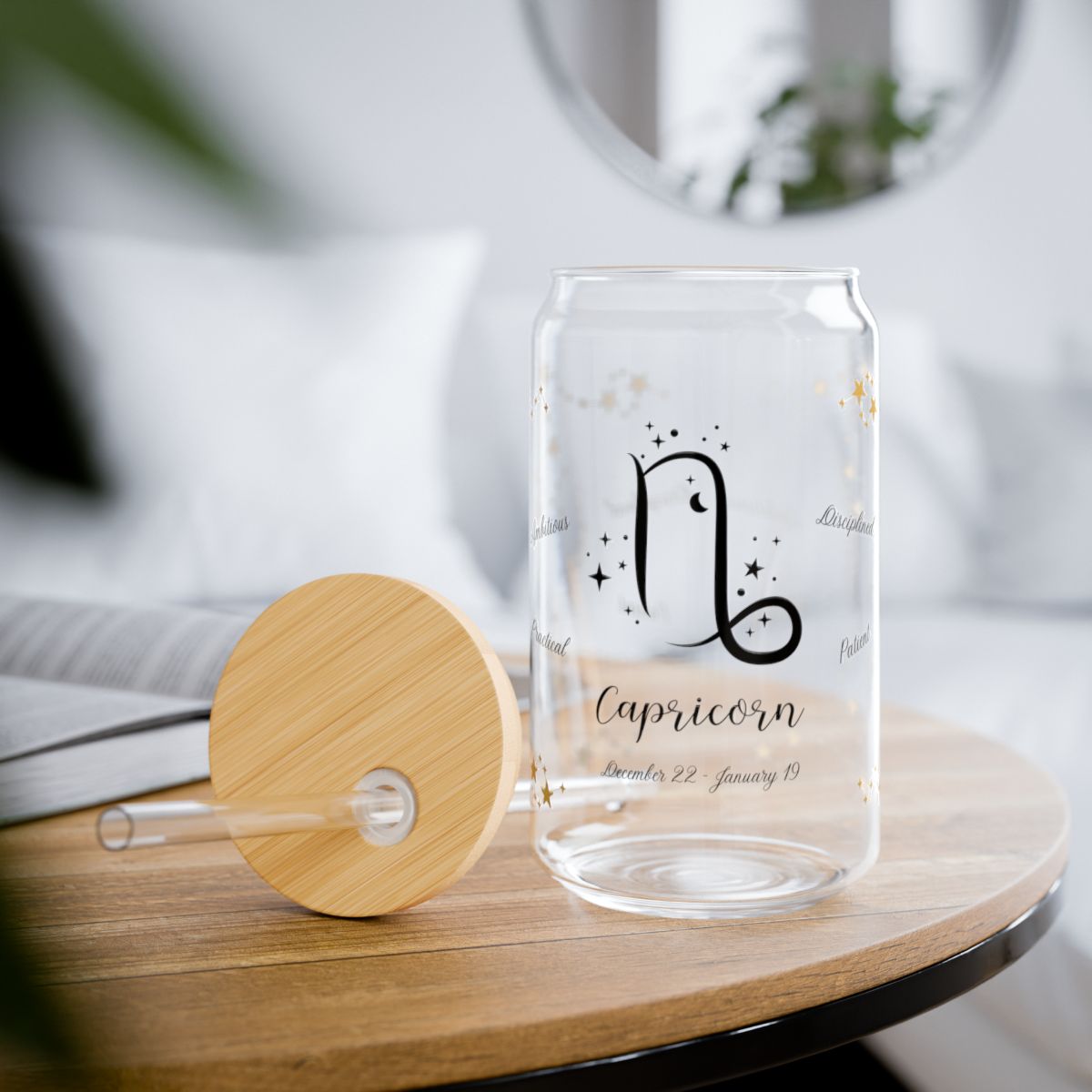 β Capricorn Zodiac Sipper Glass