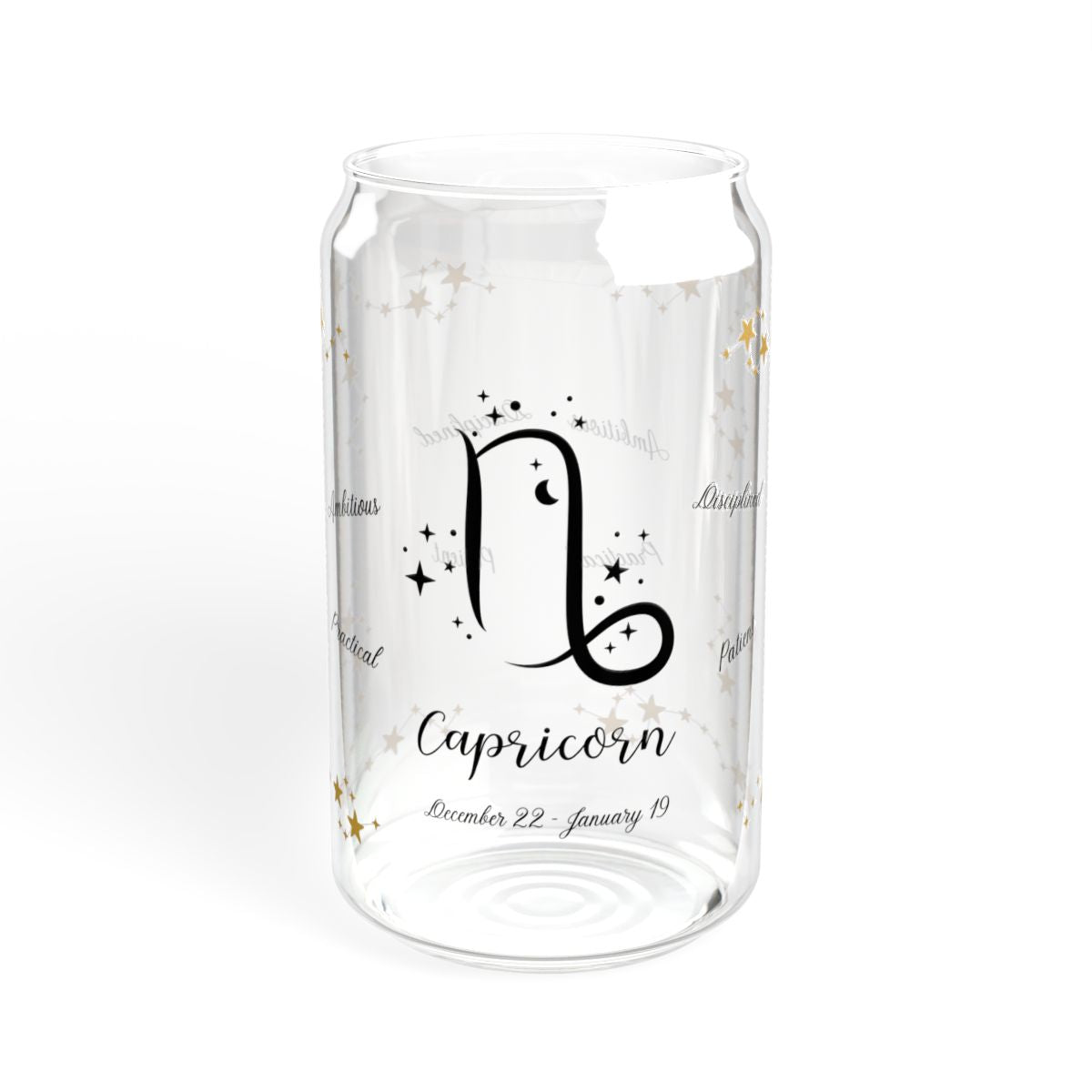 β Capricorn Zodiac Sipper Glass
