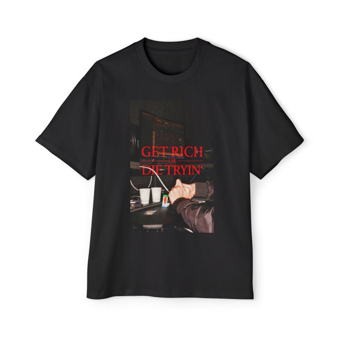 💰 Get Rich or Die Tryin’ Heavyweight Tee 🖤