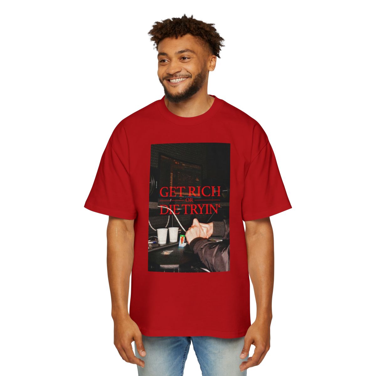 💰 Get Rich or Die Tryin’ Heavyweight Tee 🖤