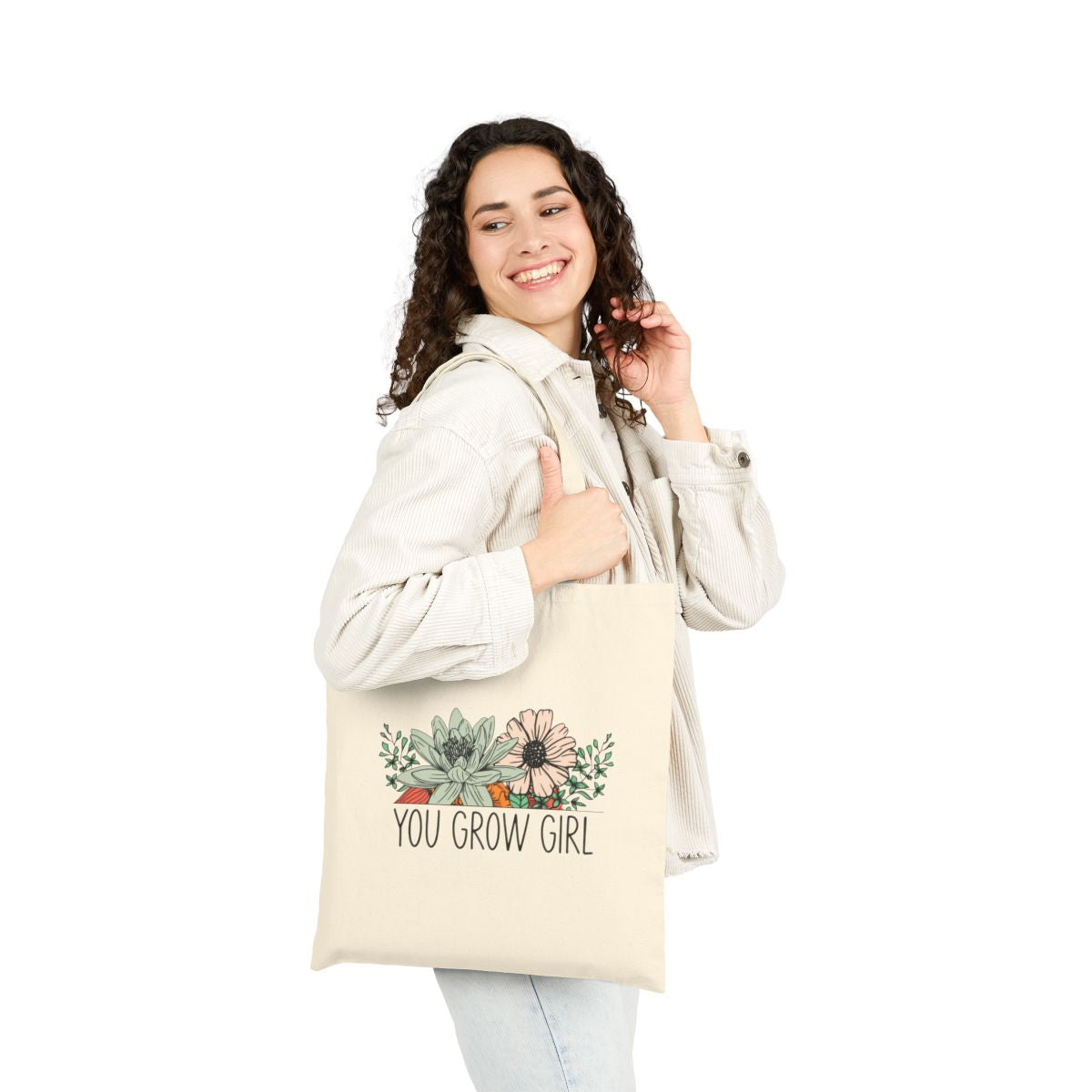 🌸 You Grow Girl Tote 💪
