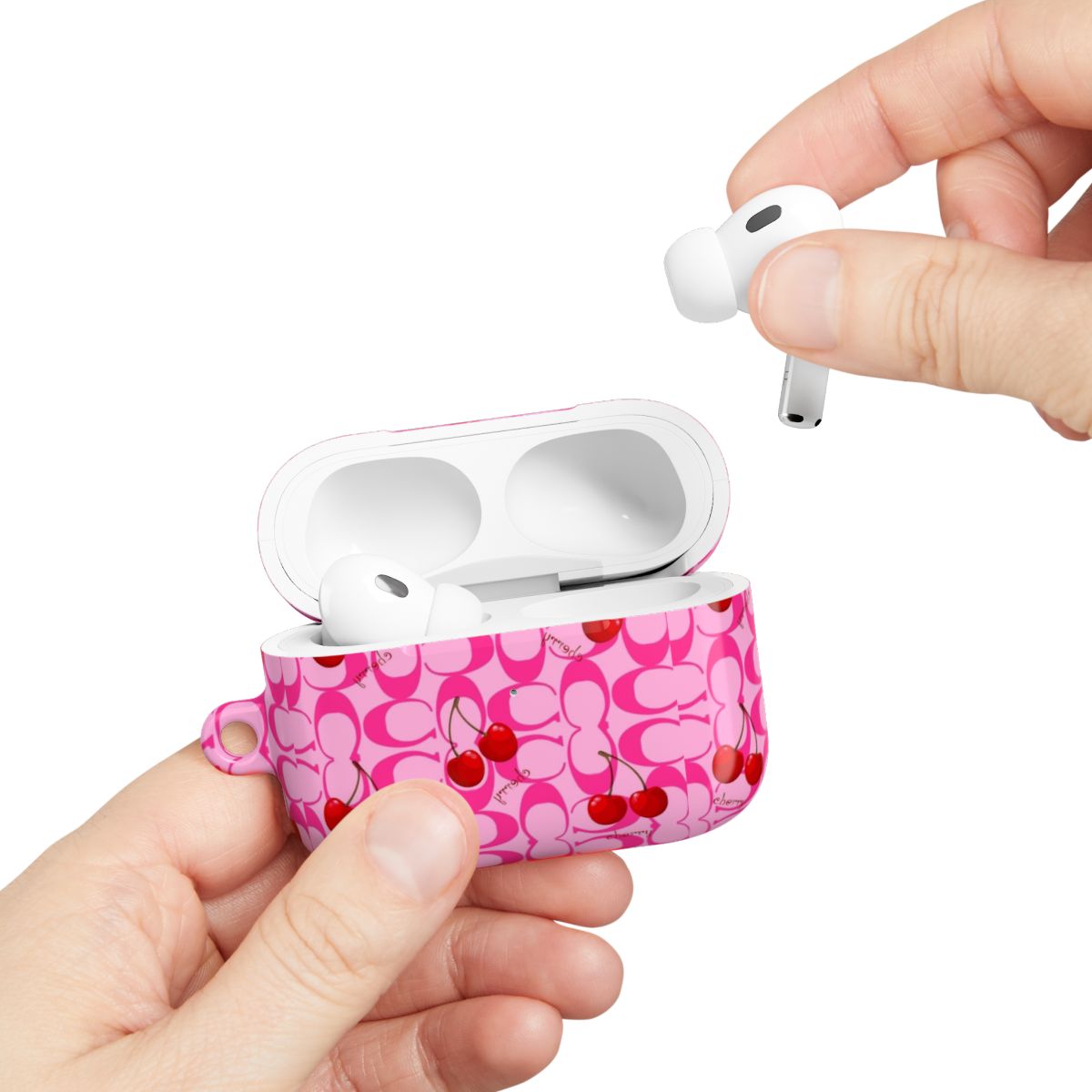 🍒 “Cherry on Top” – Designer-Inspired AirPod Case