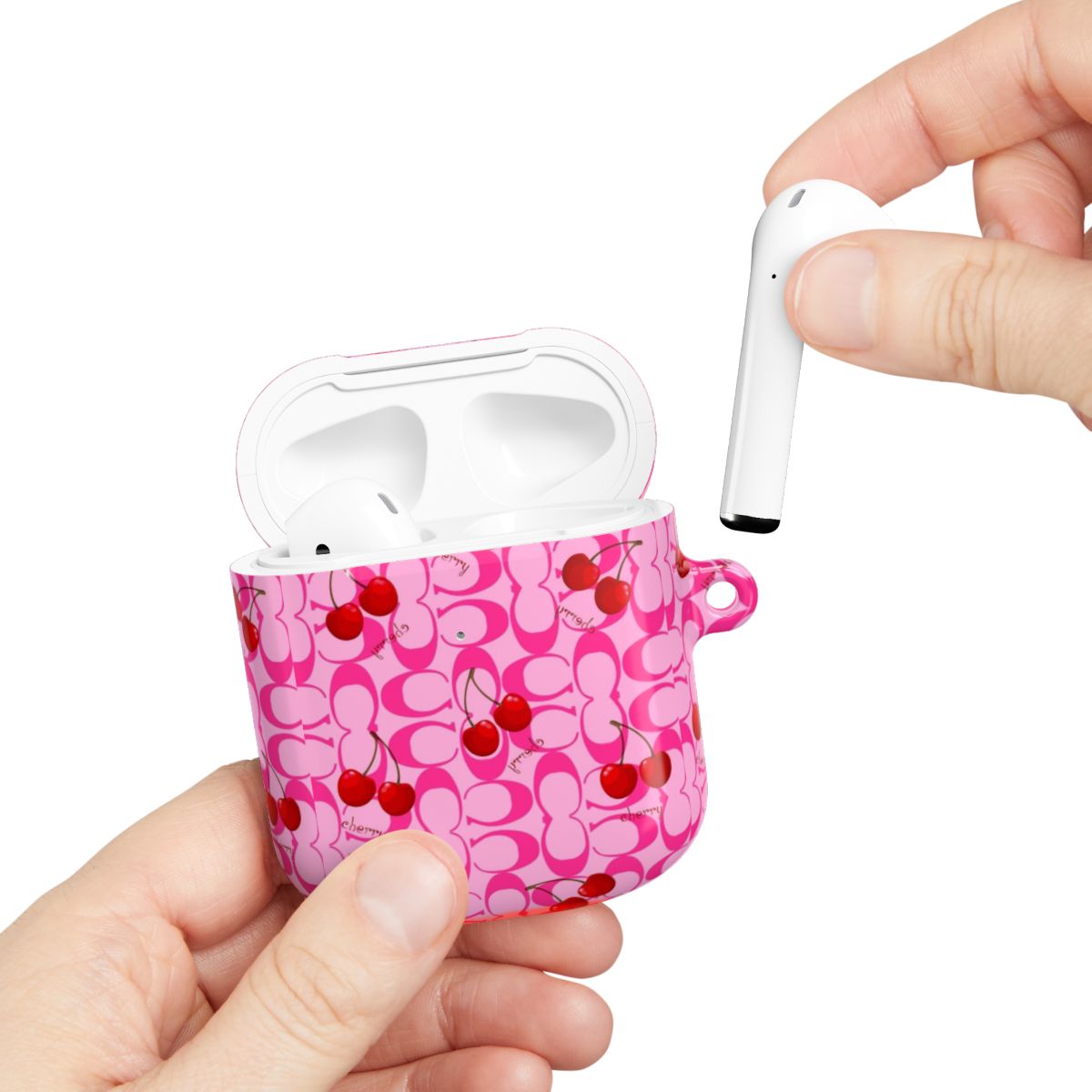 🍒 “Cherry on Top” – Designer-Inspired AirPod Case