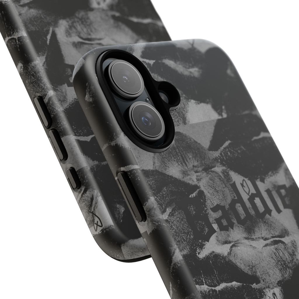 “Kiss of a Baddie Tough Case 💋🖤📱”