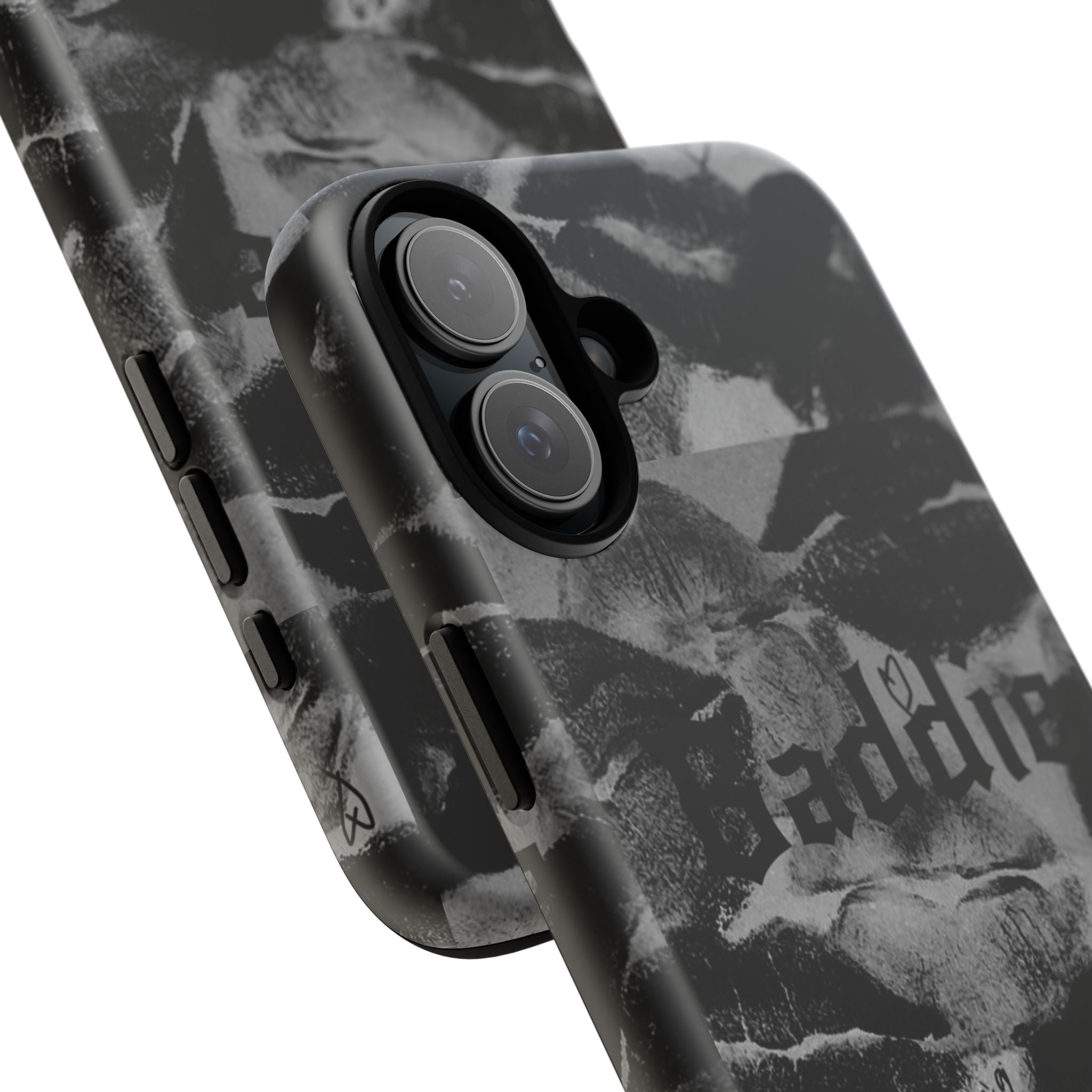 “Kiss of a Baddie Tough Case 💋🖤📱”