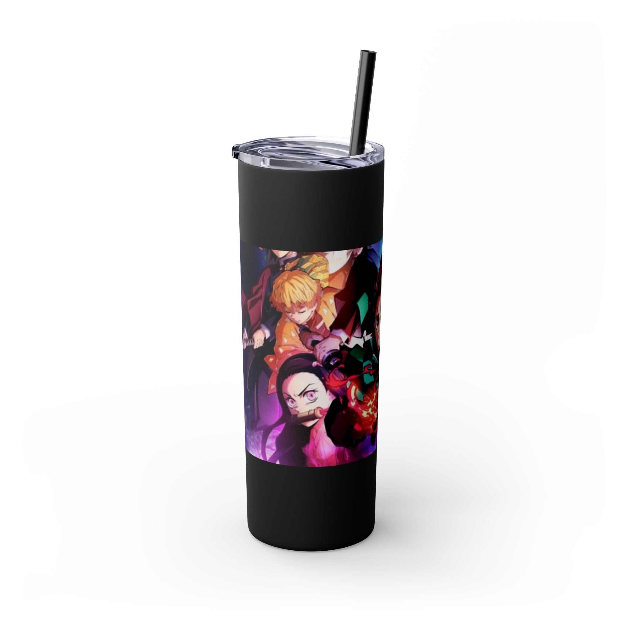 “Demon Slayer ⚔️🔥 Skinny Tumbler – 20oz”