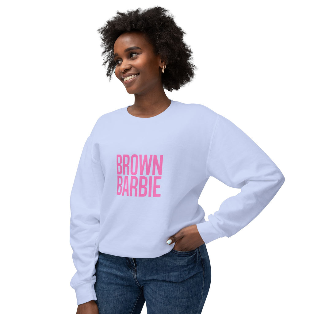 🤎👑 Brown Barbie Lightweight Crewneck 👑🤎