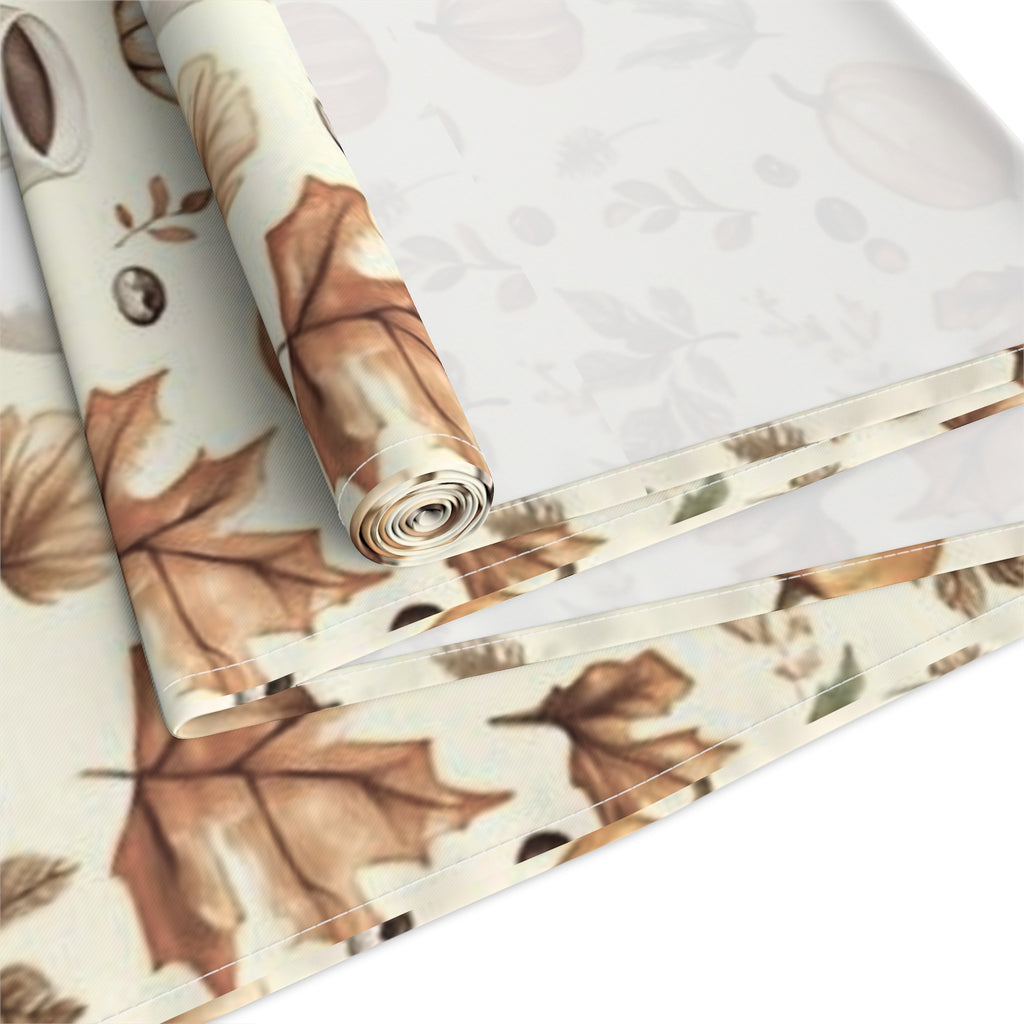 🍁🎃 Pumpkin Spice & Cozy Vibes Table Runner ✨🍂