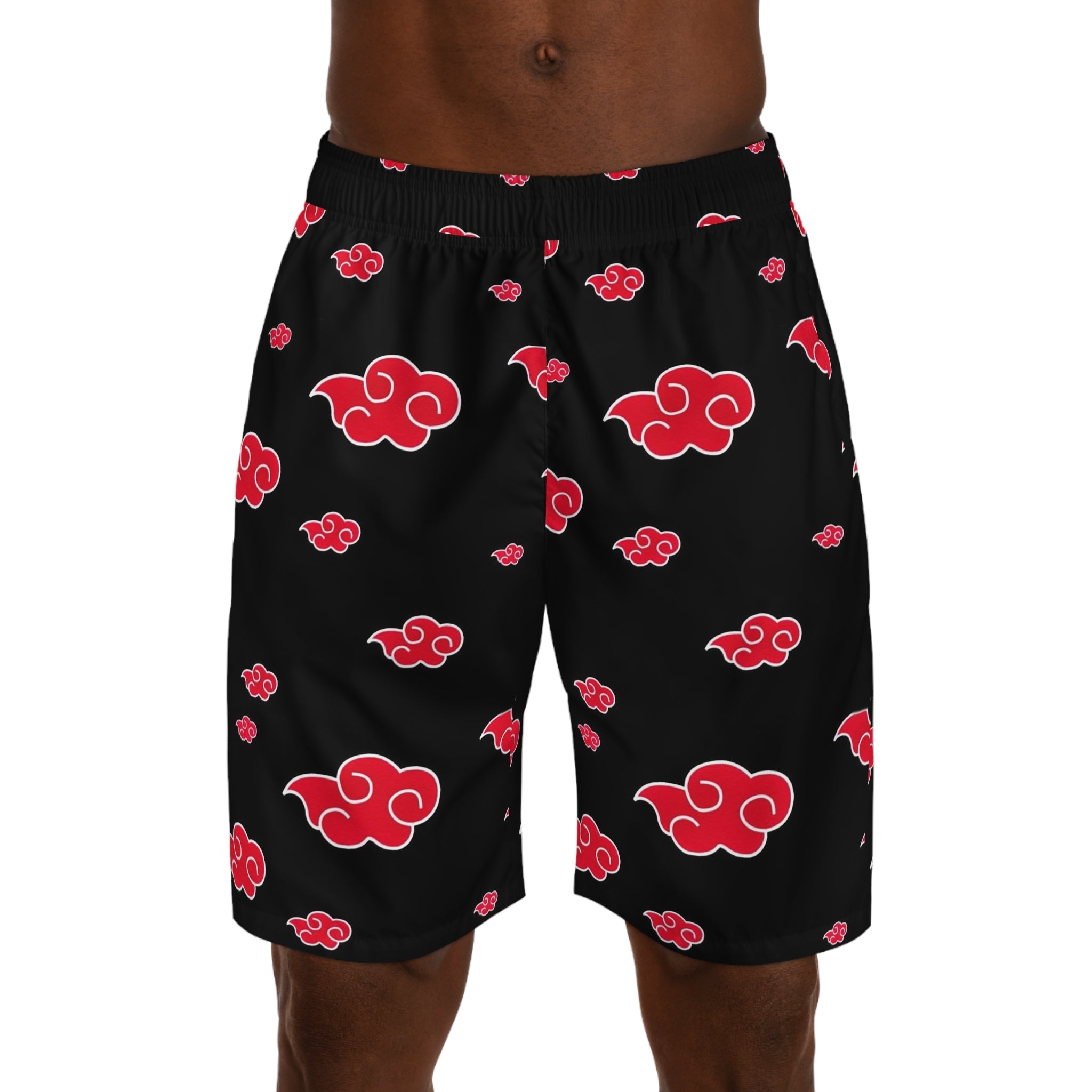 🌑☁️ Akatsuki Men’s Jogger Shorts ☁️🌑