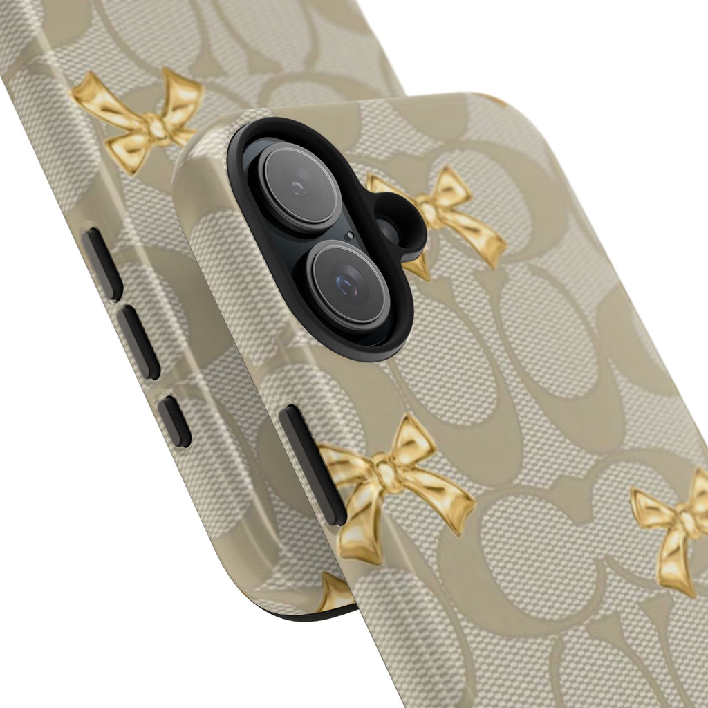 🎀✨ Golden Luxe Bow Case ✨🎀