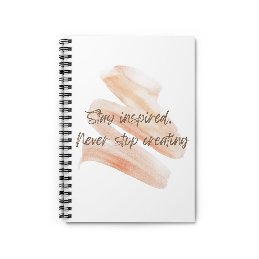 🌸✨ Stay Inspired Spiral Notebook ✨🌸