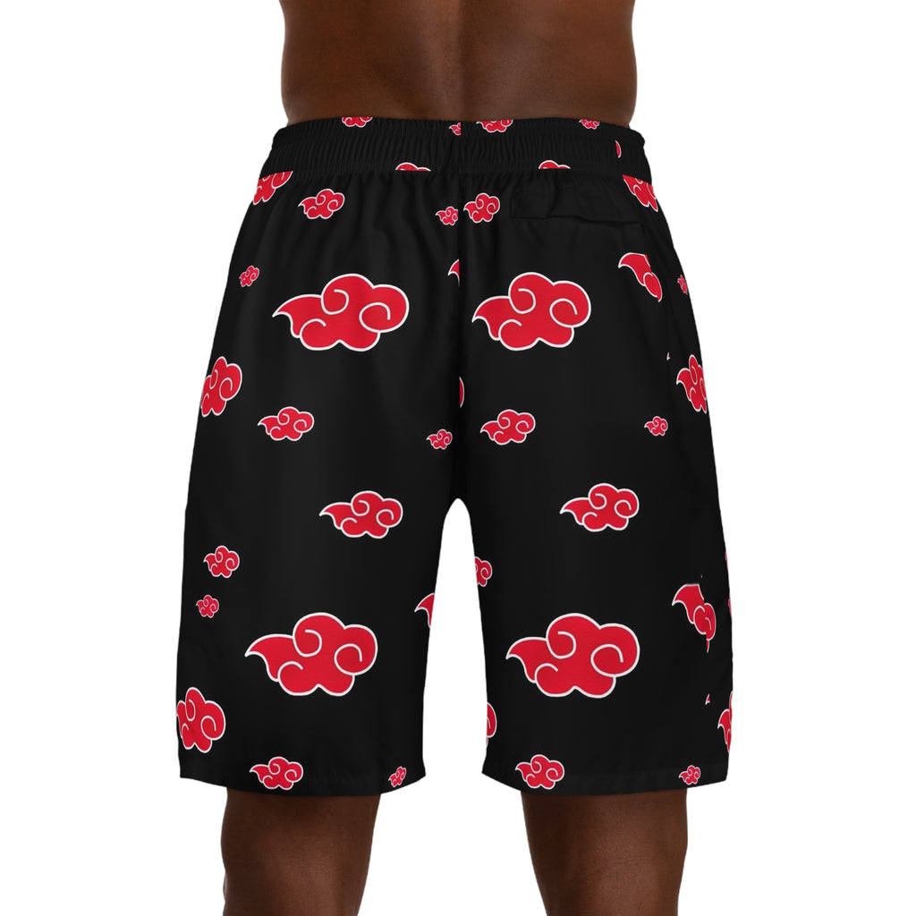 🌑☁️ Akatsuki Men’s Jogger Shorts ☁️🌑