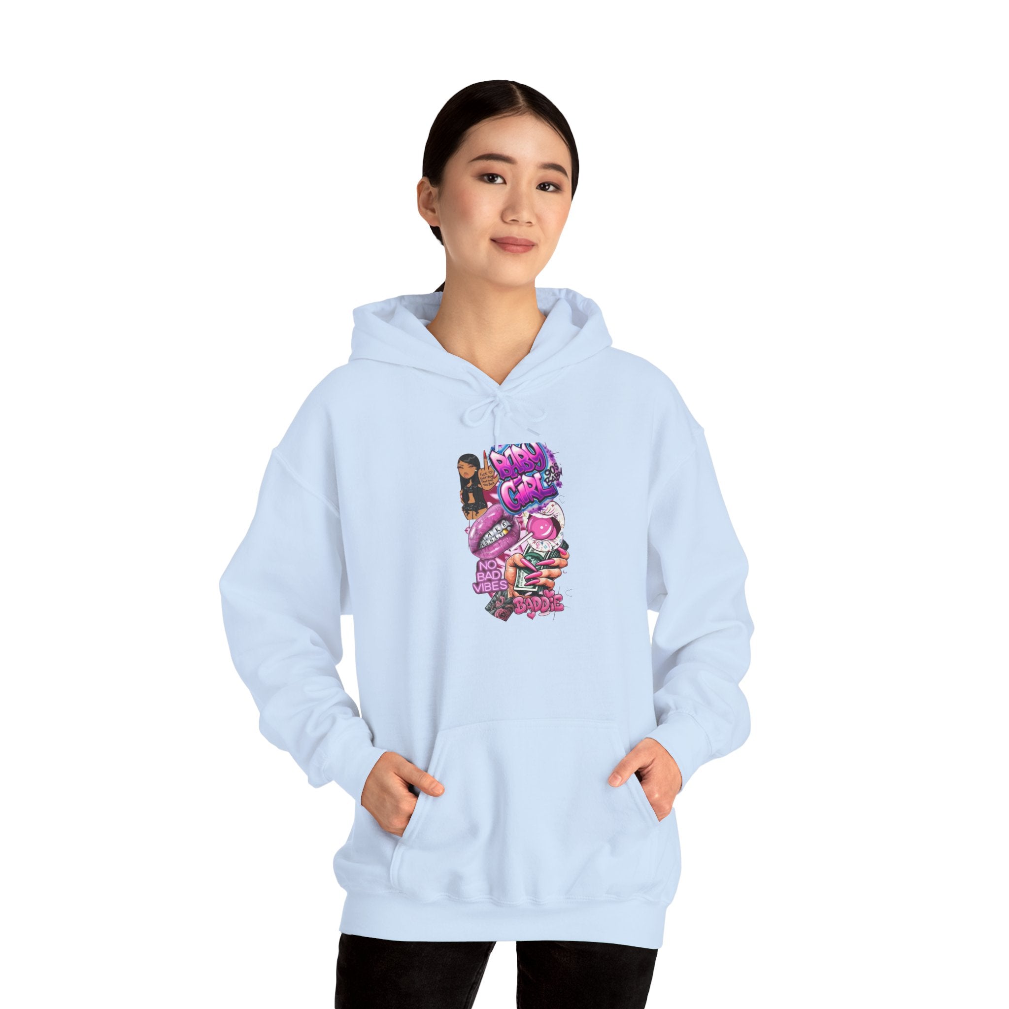 💕🦋 Baby Girl Heavy Blend Hoodie 🦋💕