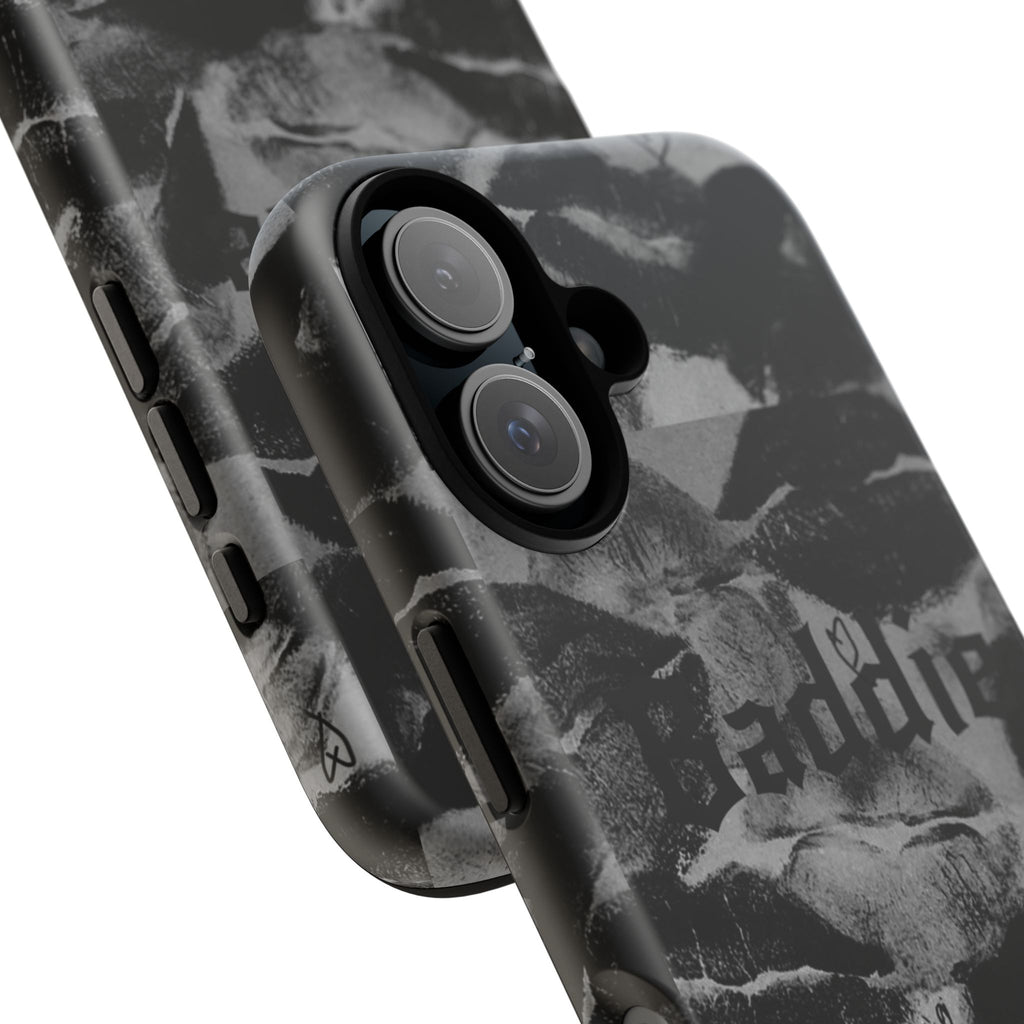 “Kiss of a Baddie Tough Case 💋🖤📱”