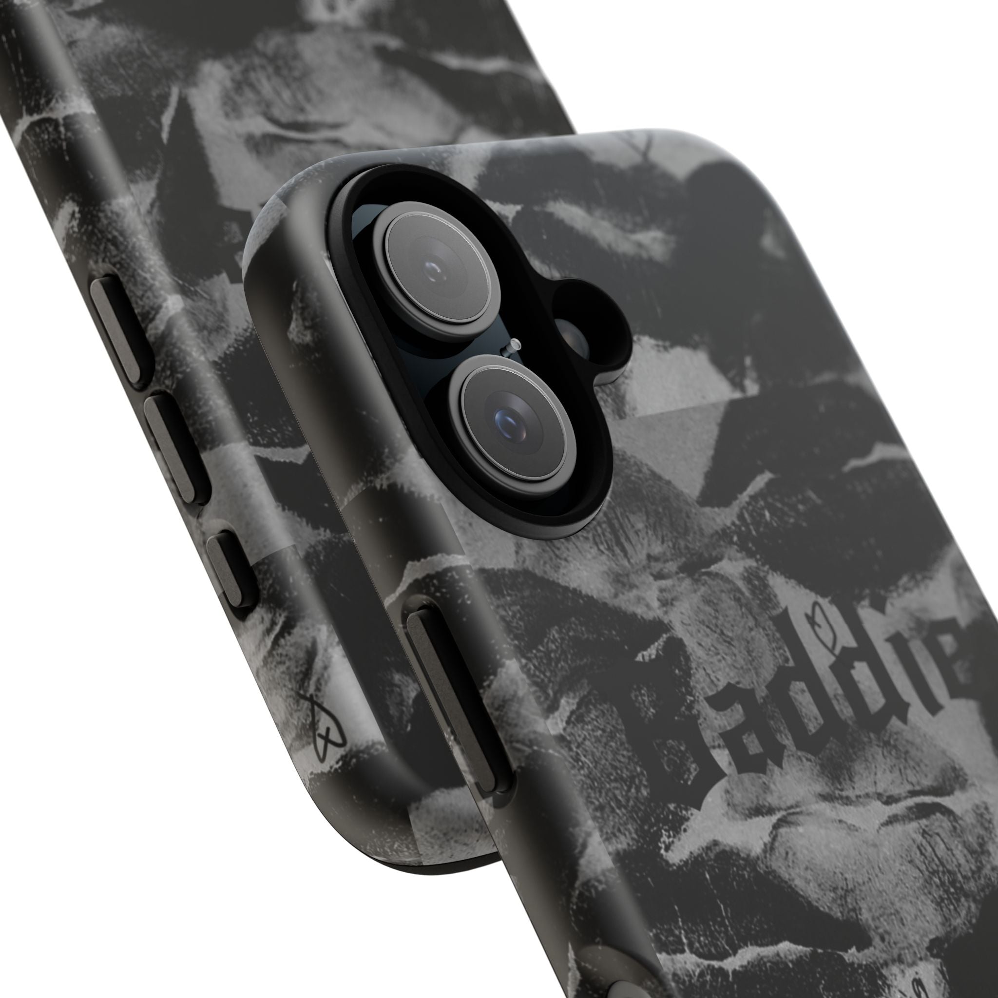 “Kiss of a Baddie Tough Case 💋🖤📱”