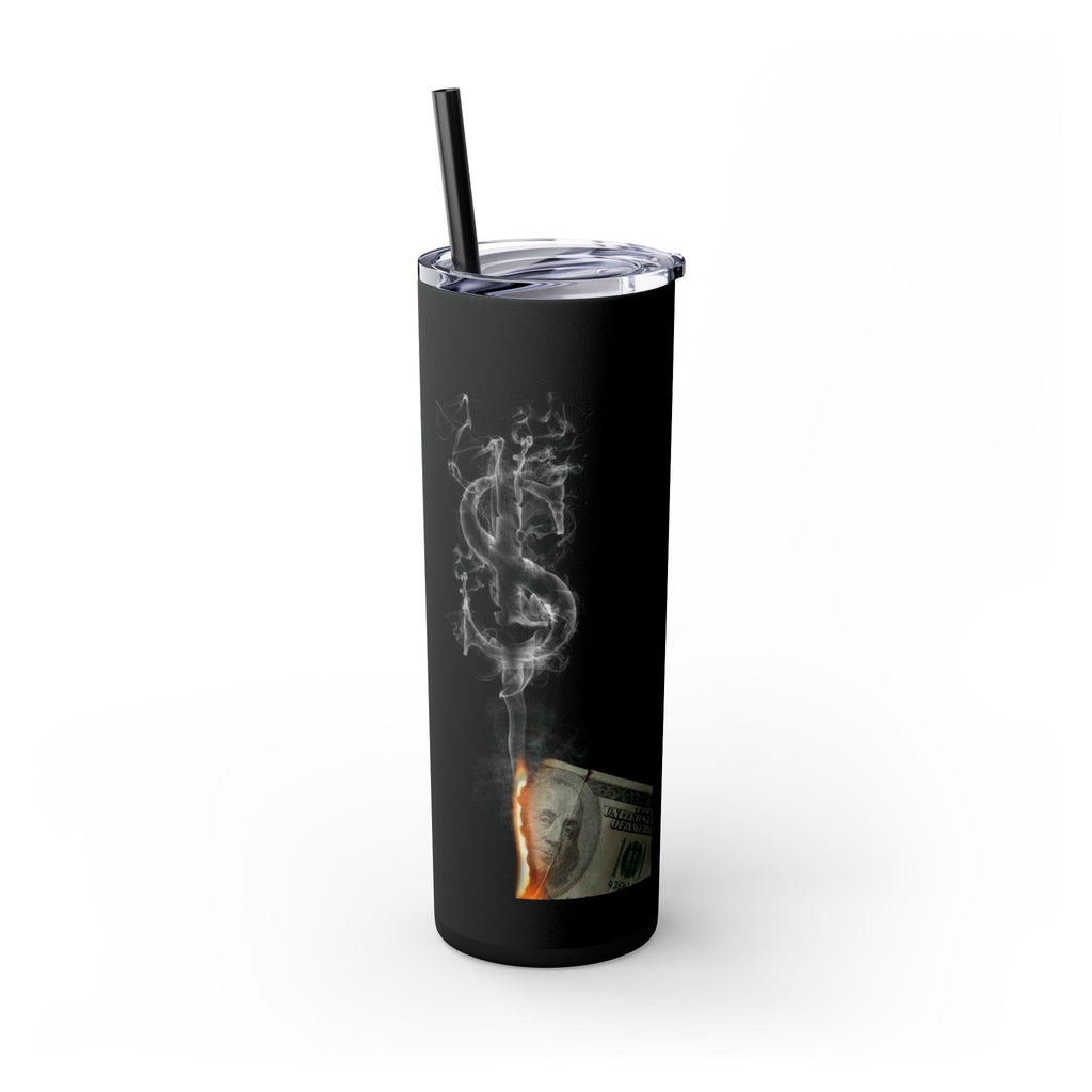 Luxury in Flames 🔥💎 Skinny Tumbler
