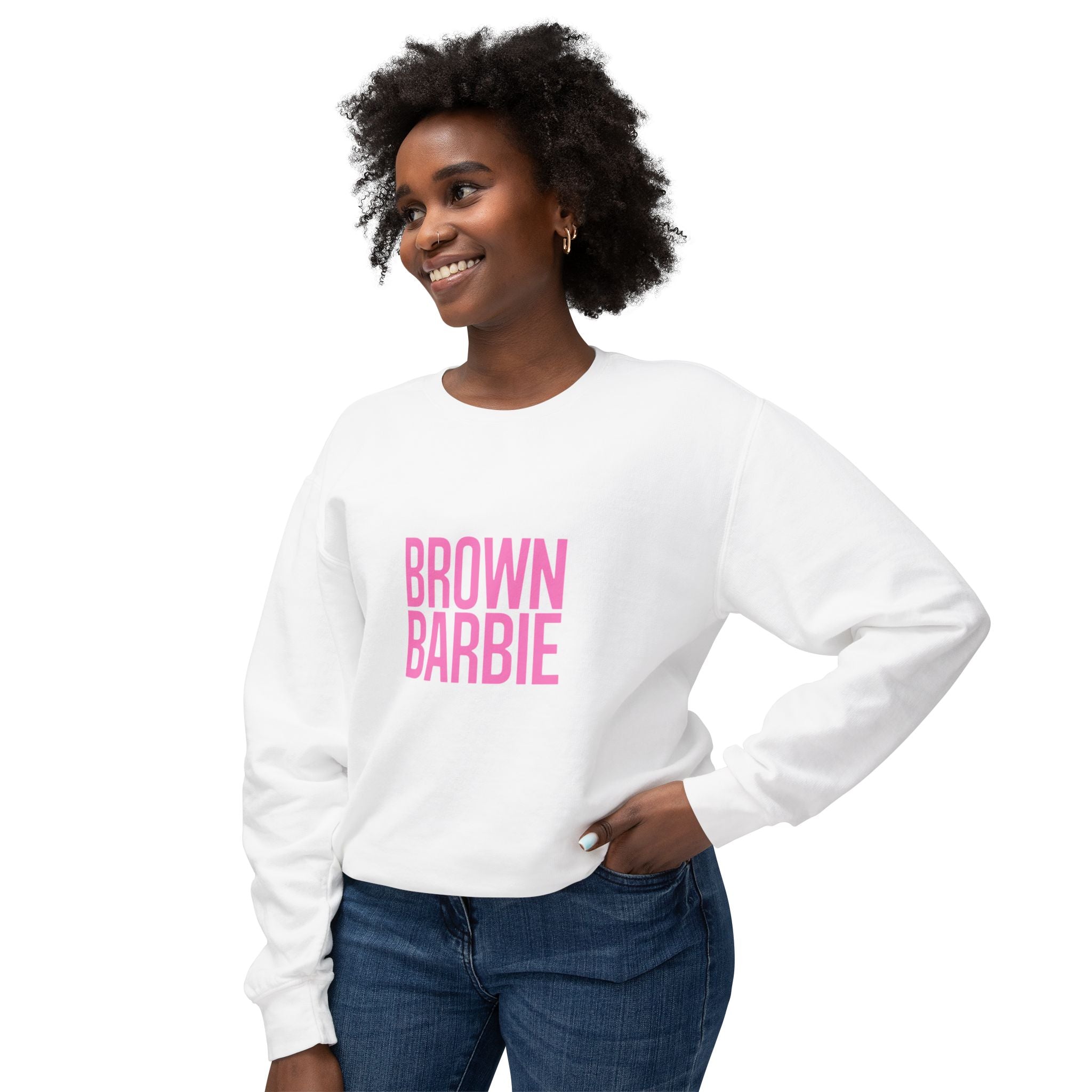 🤎👑 Brown Barbie Lightweight Crewneck 👑🤎