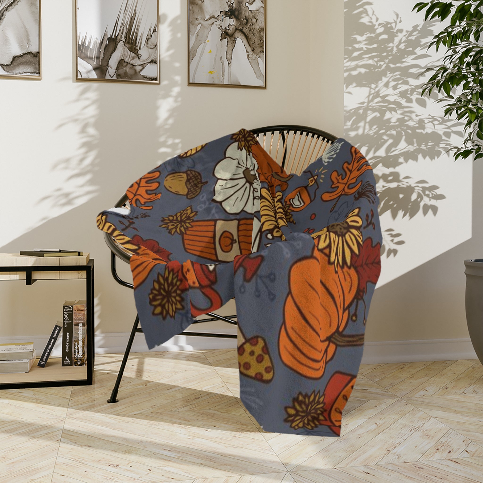 🍂 Snuggle Season Velveteen Blanket 🧡