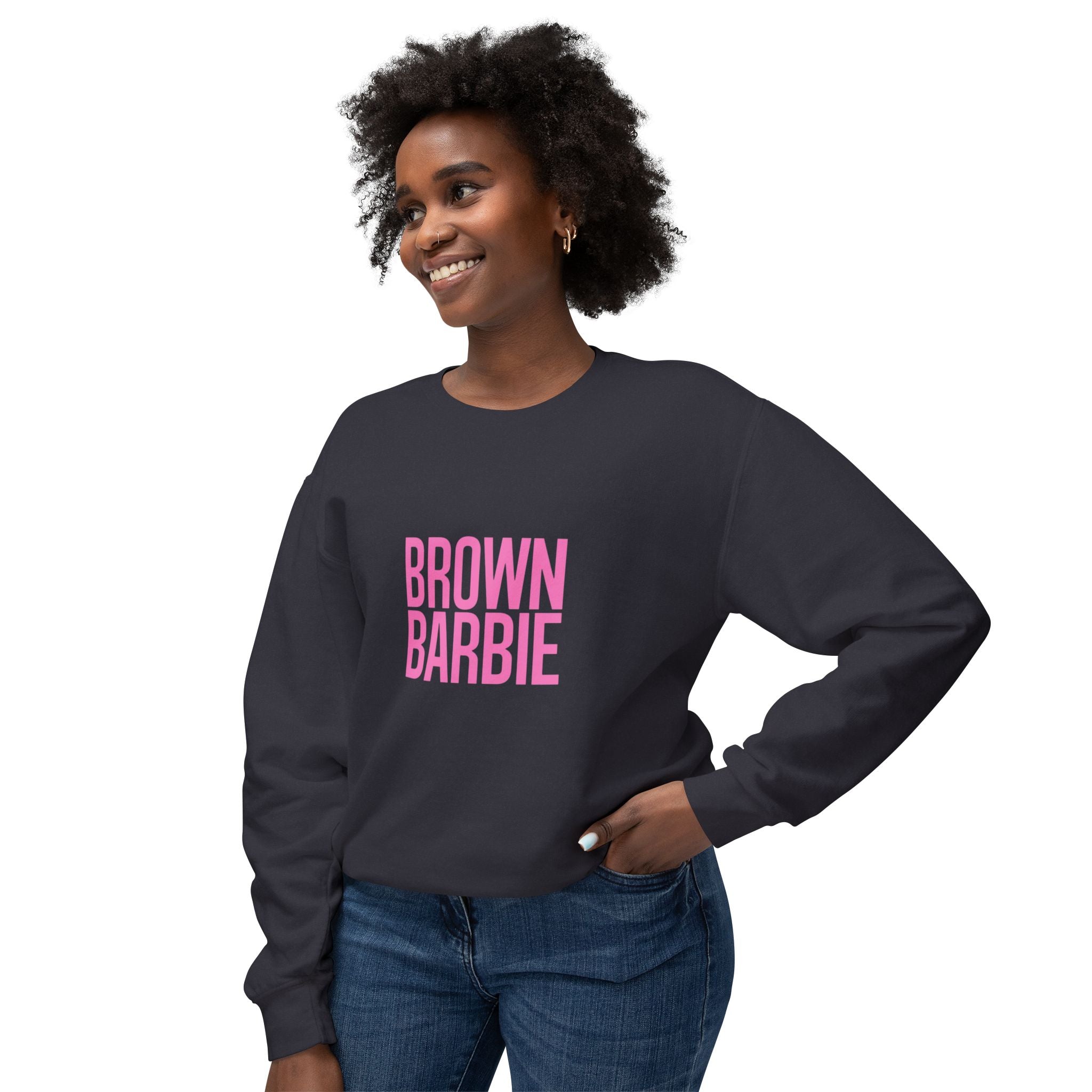 🤎👑 Brown Barbie Lightweight Crewneck 👑🤎