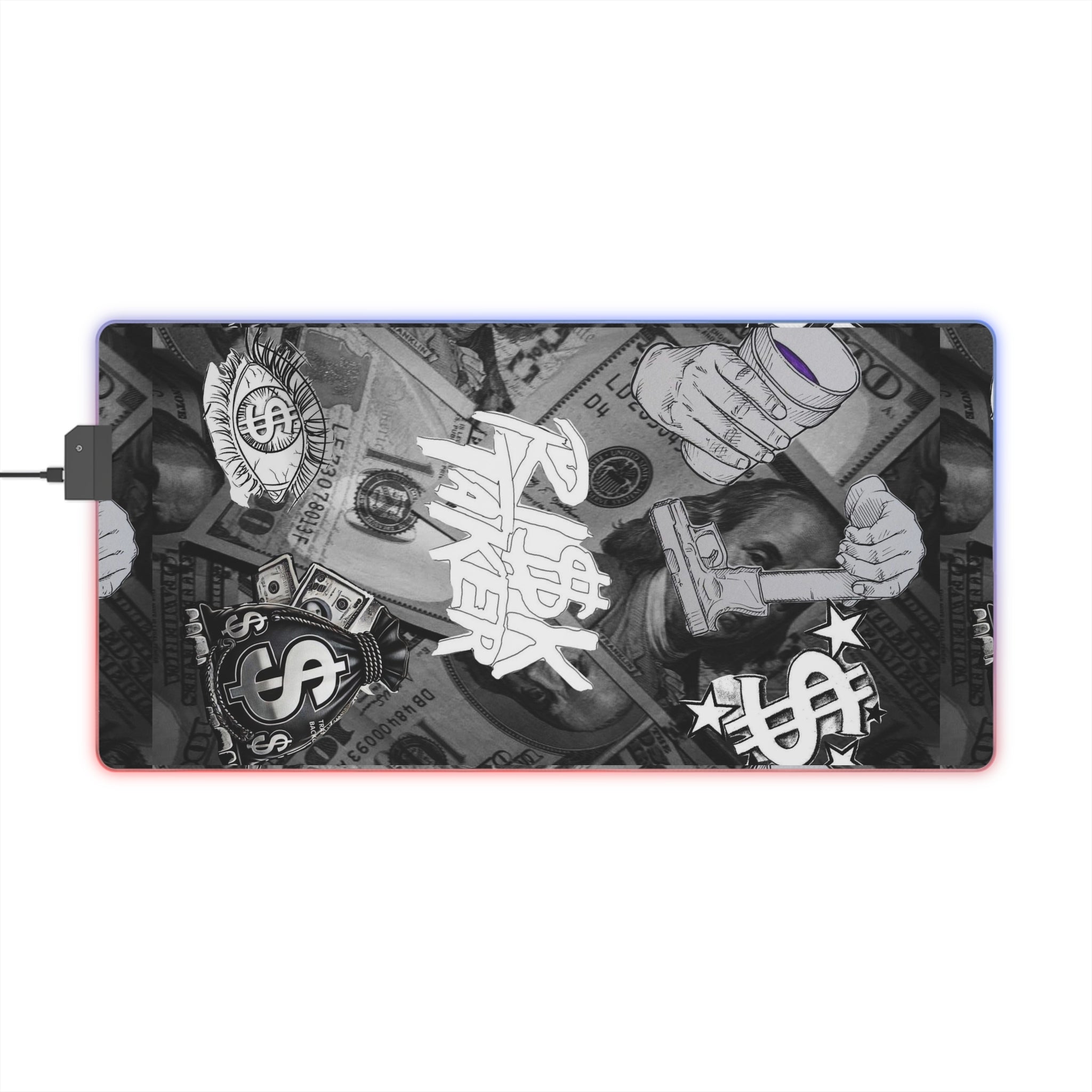 🎮⚡ Risk Taker RGB Gaming Mouse Pad ⚡🎮