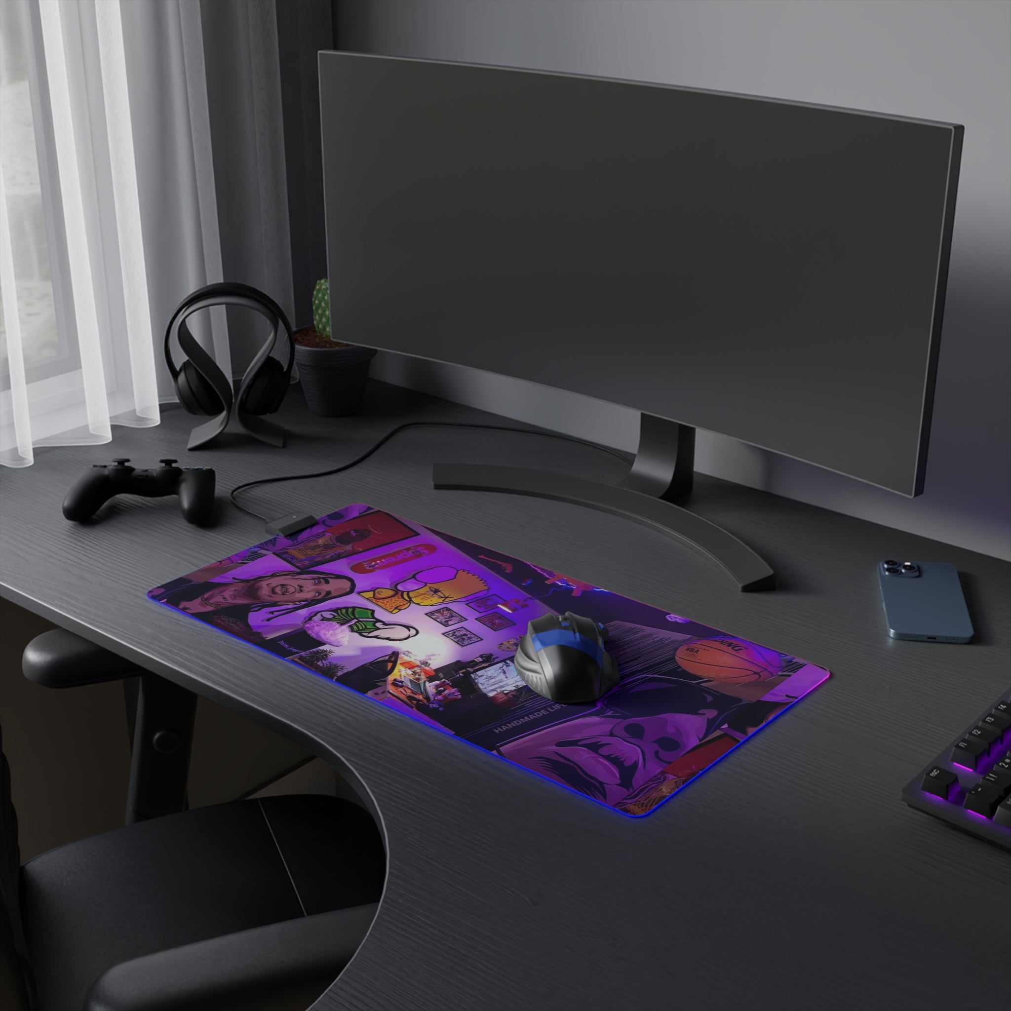 💥🎮 Hype Glow RGB Gaming Mouse Pad 🌈🔥