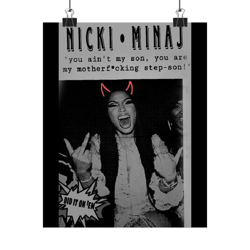 🔥 “Bad Attitude” Matte Vertical Poster