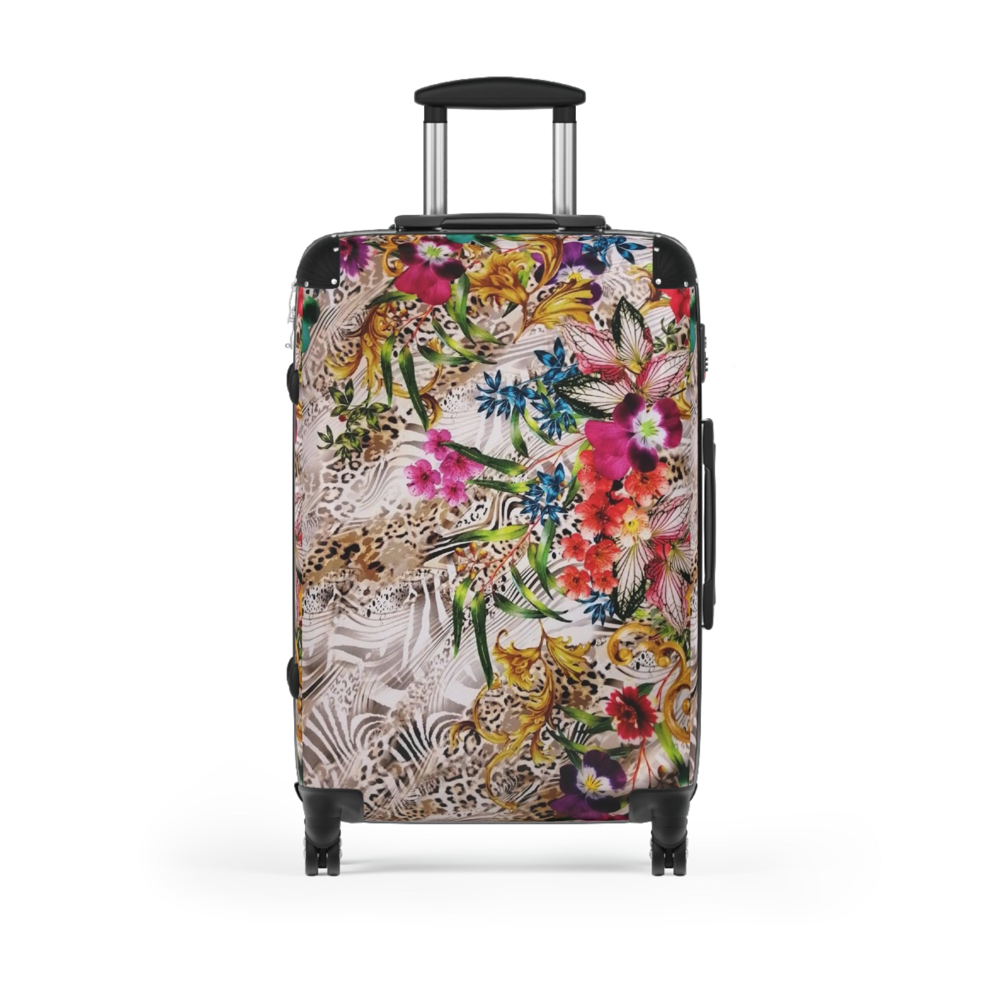 🌴✨ Safari Glam Getaway Suitcase 🐆🦋
