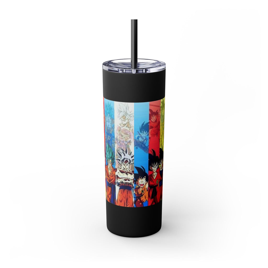 “Saiyan Power-Up ⚡🔥 Skinny Tumbler – 20oz”