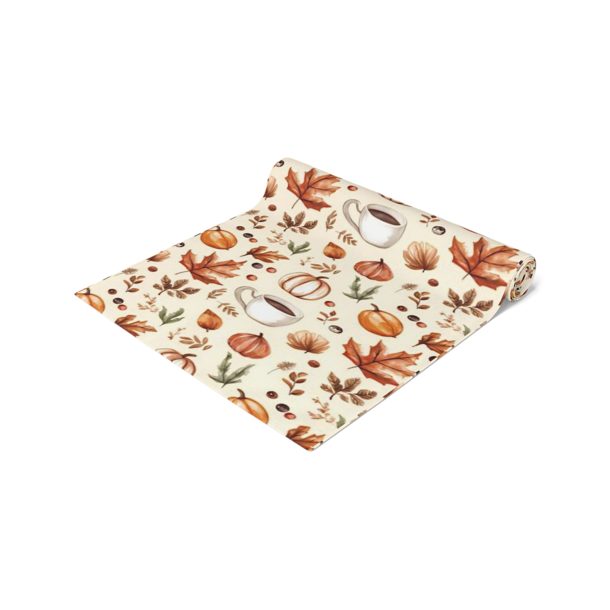 🍁🎃 Pumpkin Spice & Cozy Vibes Table Runner ✨🍂